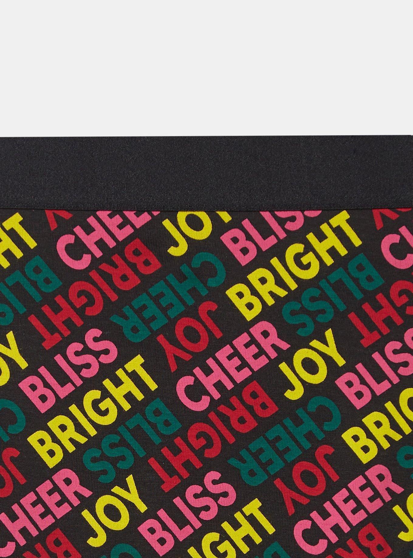 Cotton Mid-Rise Brief Panty, BRIGHT BLISS RICH BLACK, alternate