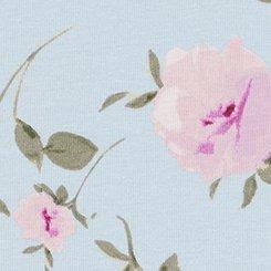 Cotton Mid-Rise Brief Panty, ANTOINETTE FLORAL SKYWAY, swatch