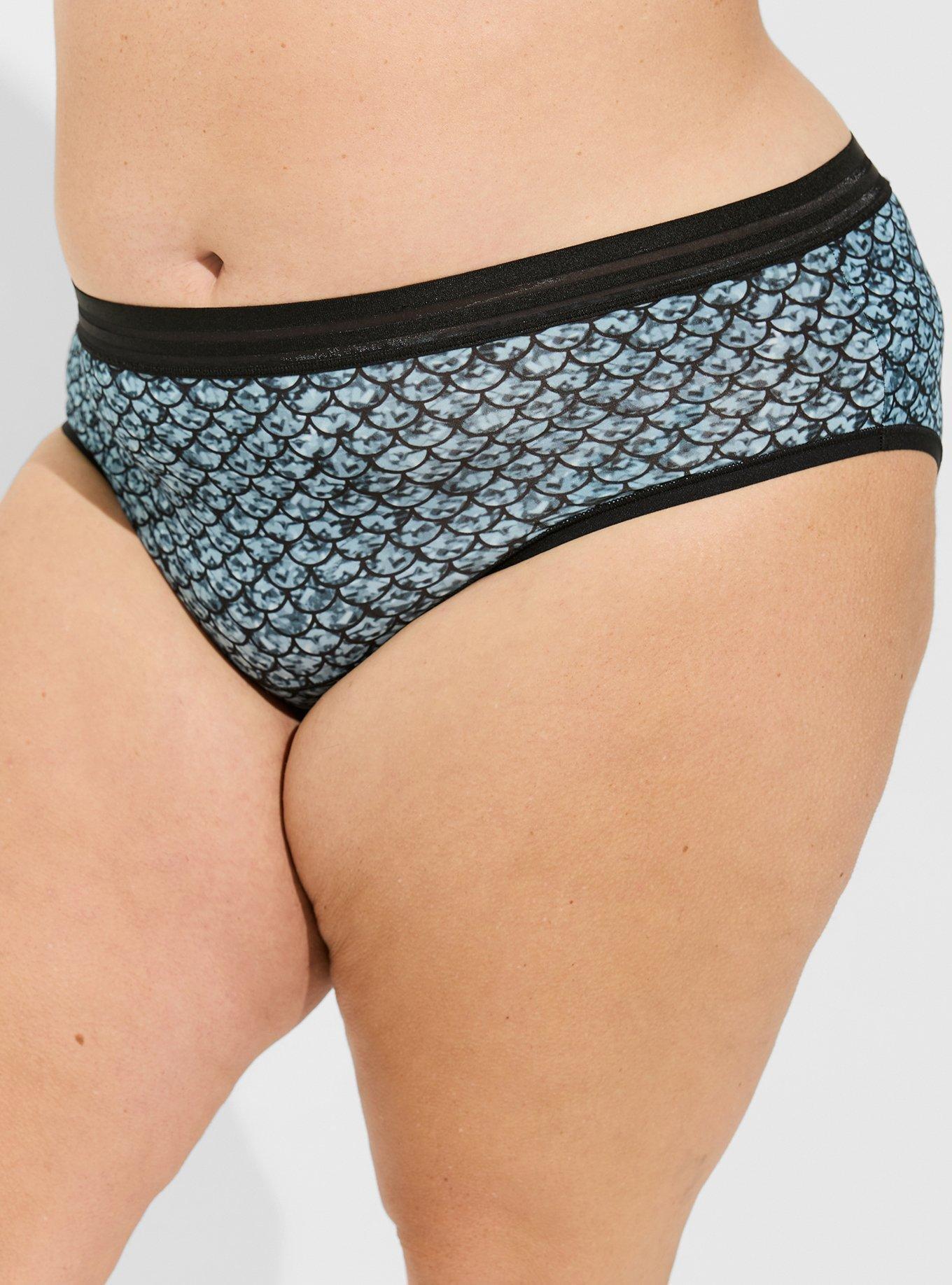 TORRID PLUS SECOND SKIN HIPSTER PANTY - LACE GALAXY BLUE Size 2