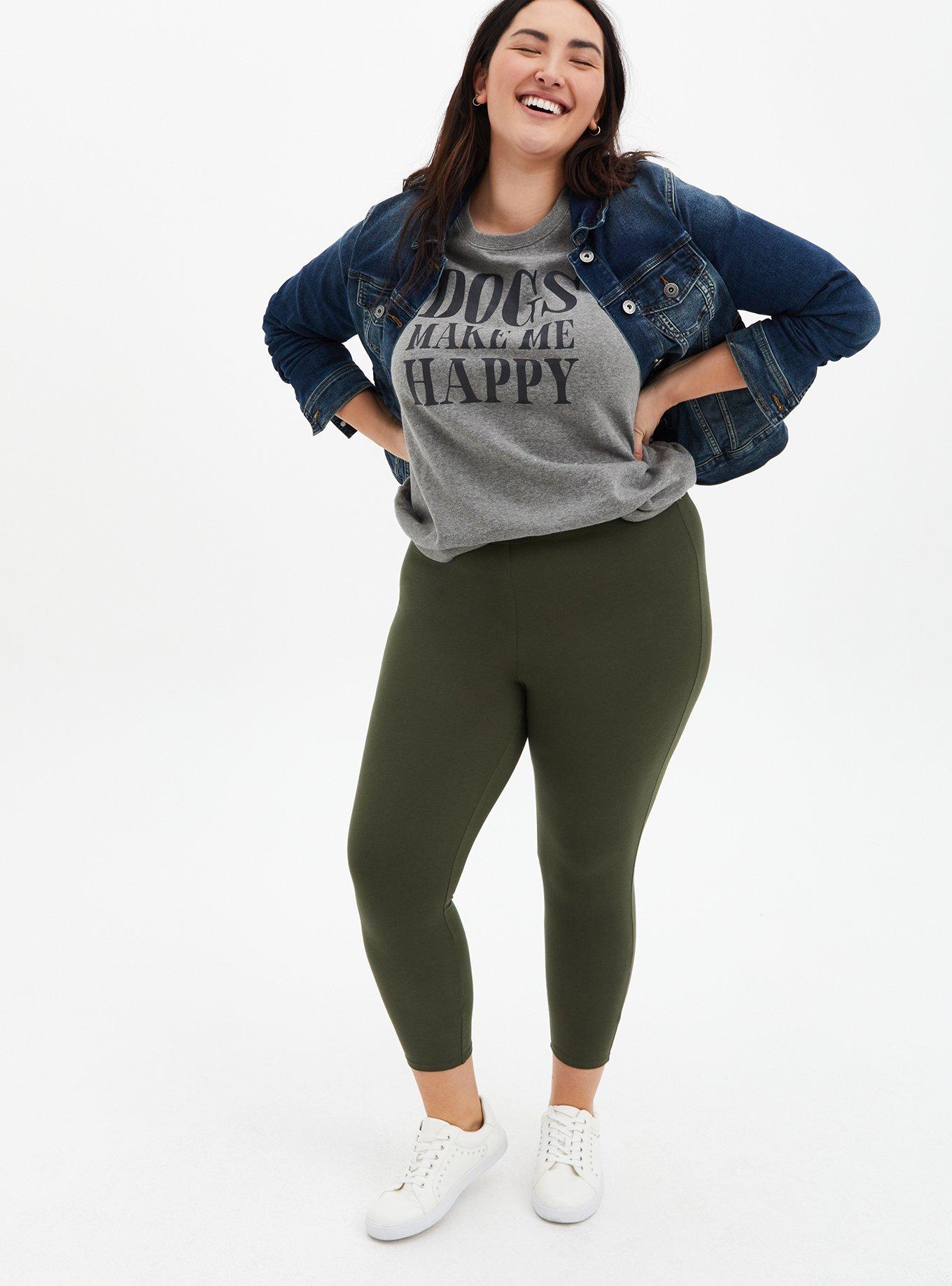 Dogs Make Me Happy Grey Raglan Sweatshirt, MEDIUM HEATHER GREY, alternate