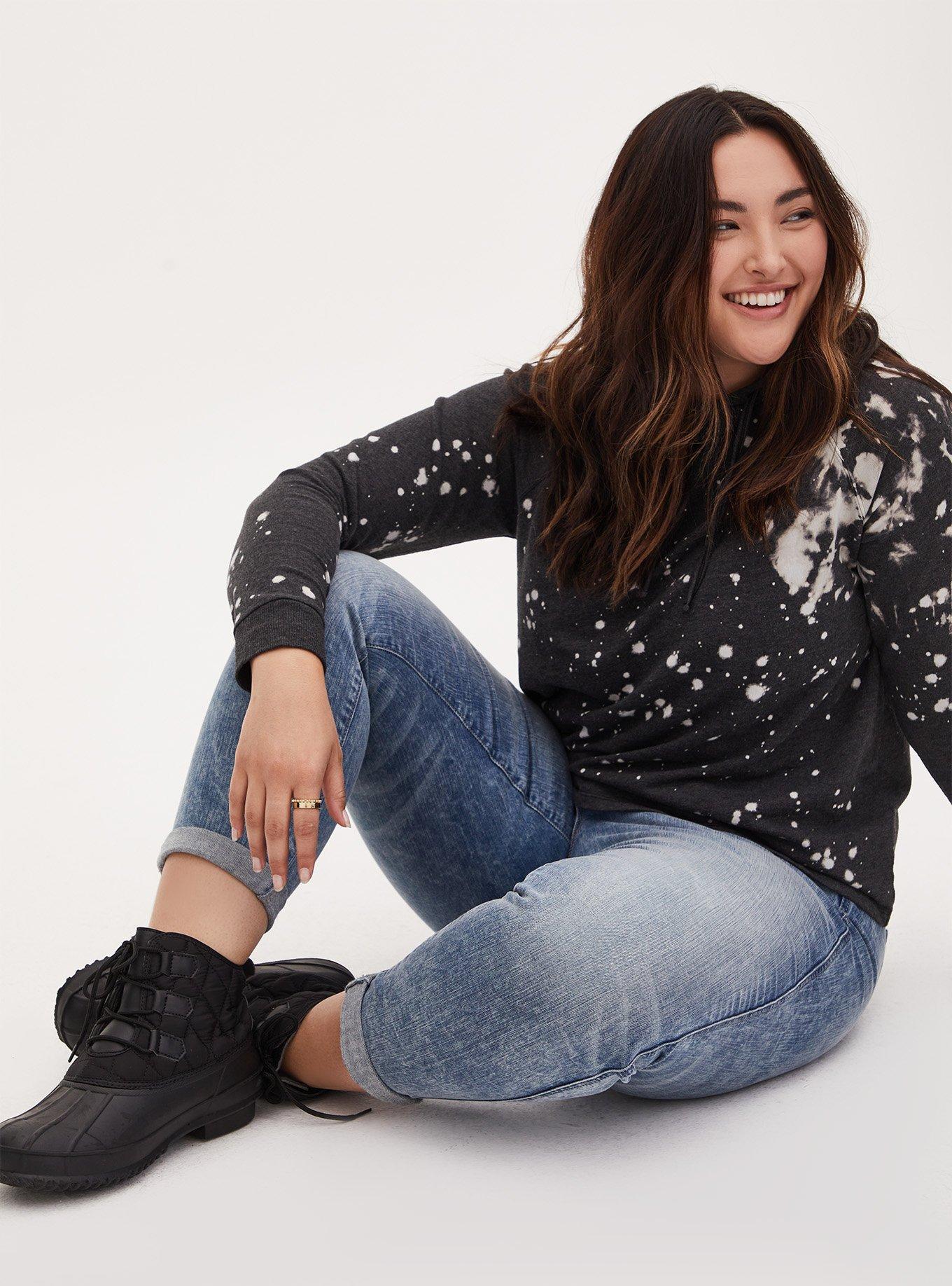 Black Quilted Nylon Duck Boot (WW), BLACK, alternate