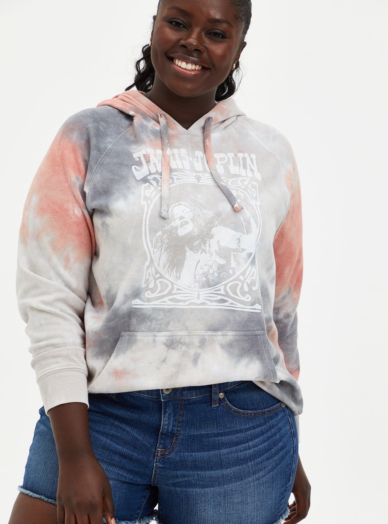 Janis Joplin Pink Wash Hoodie, PINK, alternate
