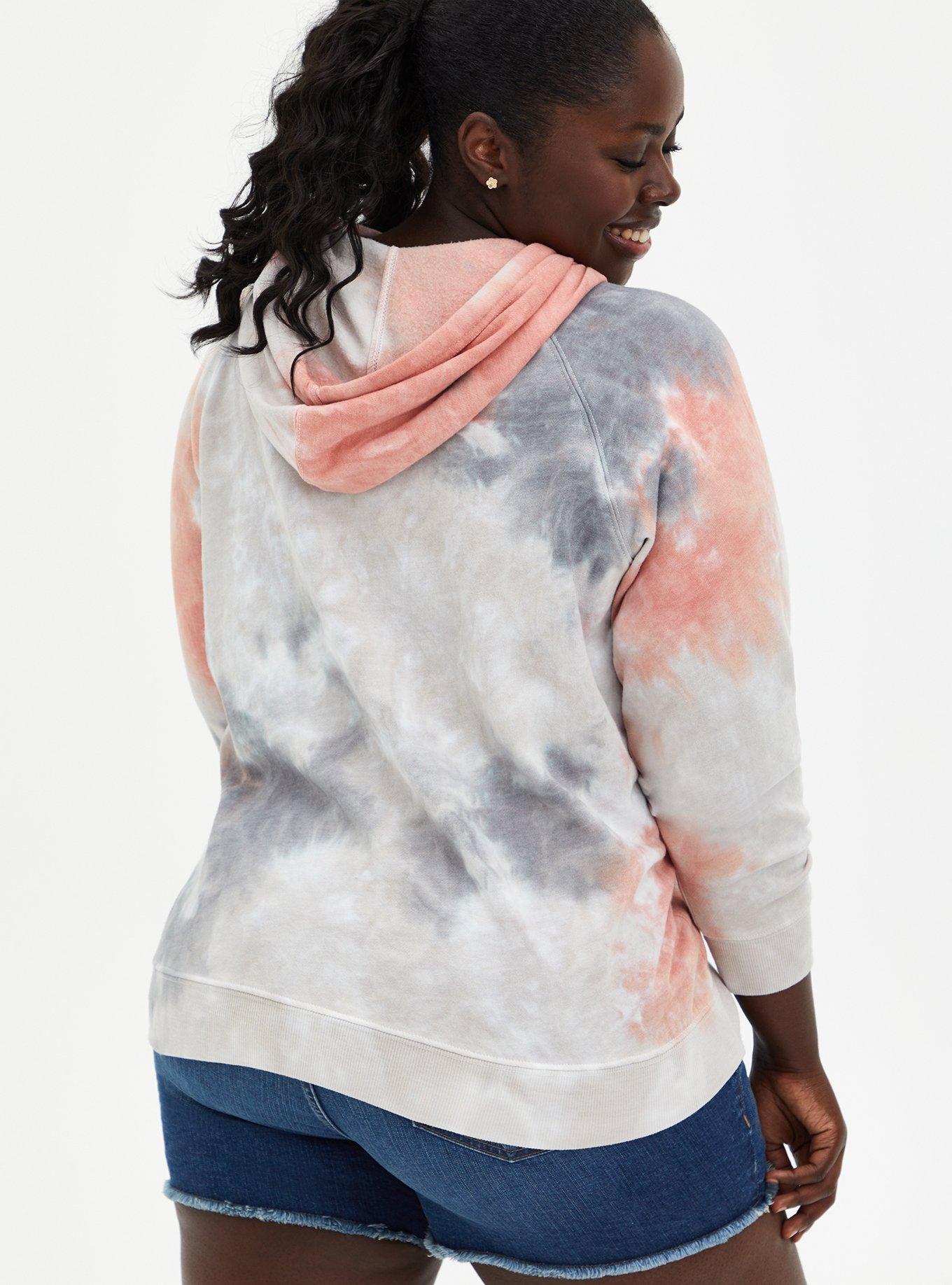 Janis Joplin Pink Wash Hoodie, PINK, alternate