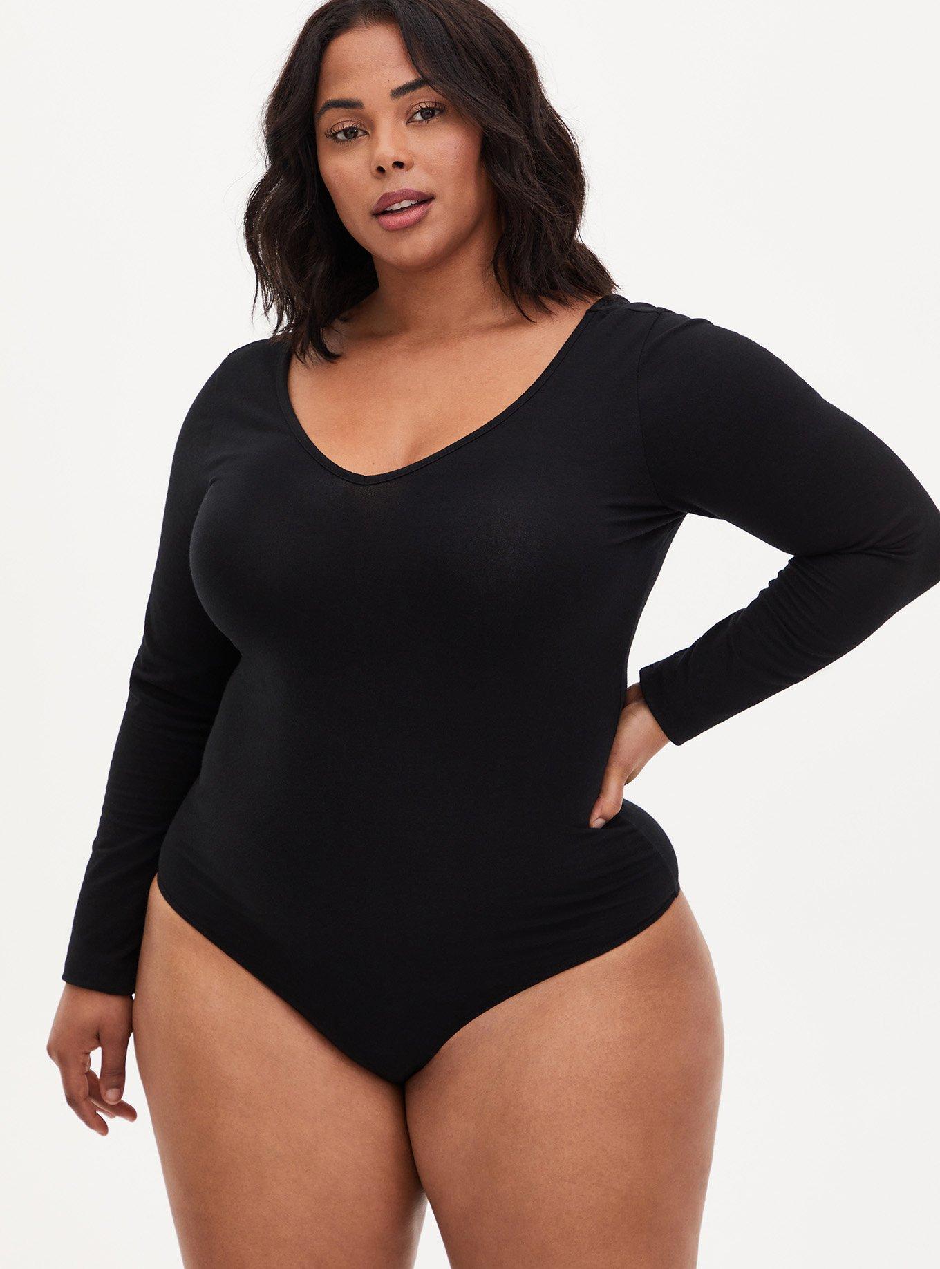 Black Body Suit In Stock🖤🖤🖤 Xl To 4XL🖤🖤🖤 Only Color🖤🖤🖤