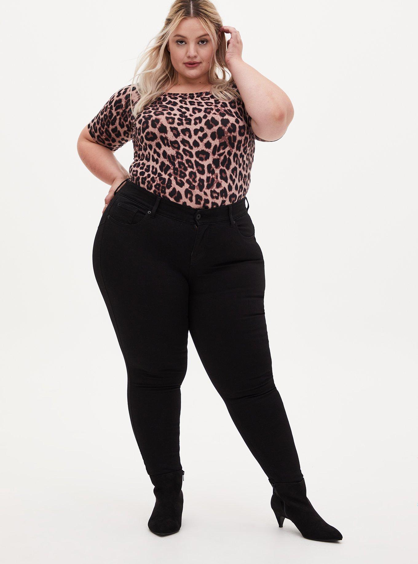 Foxy Off-Shoulder Bodysuit, LEOPARD, alternate