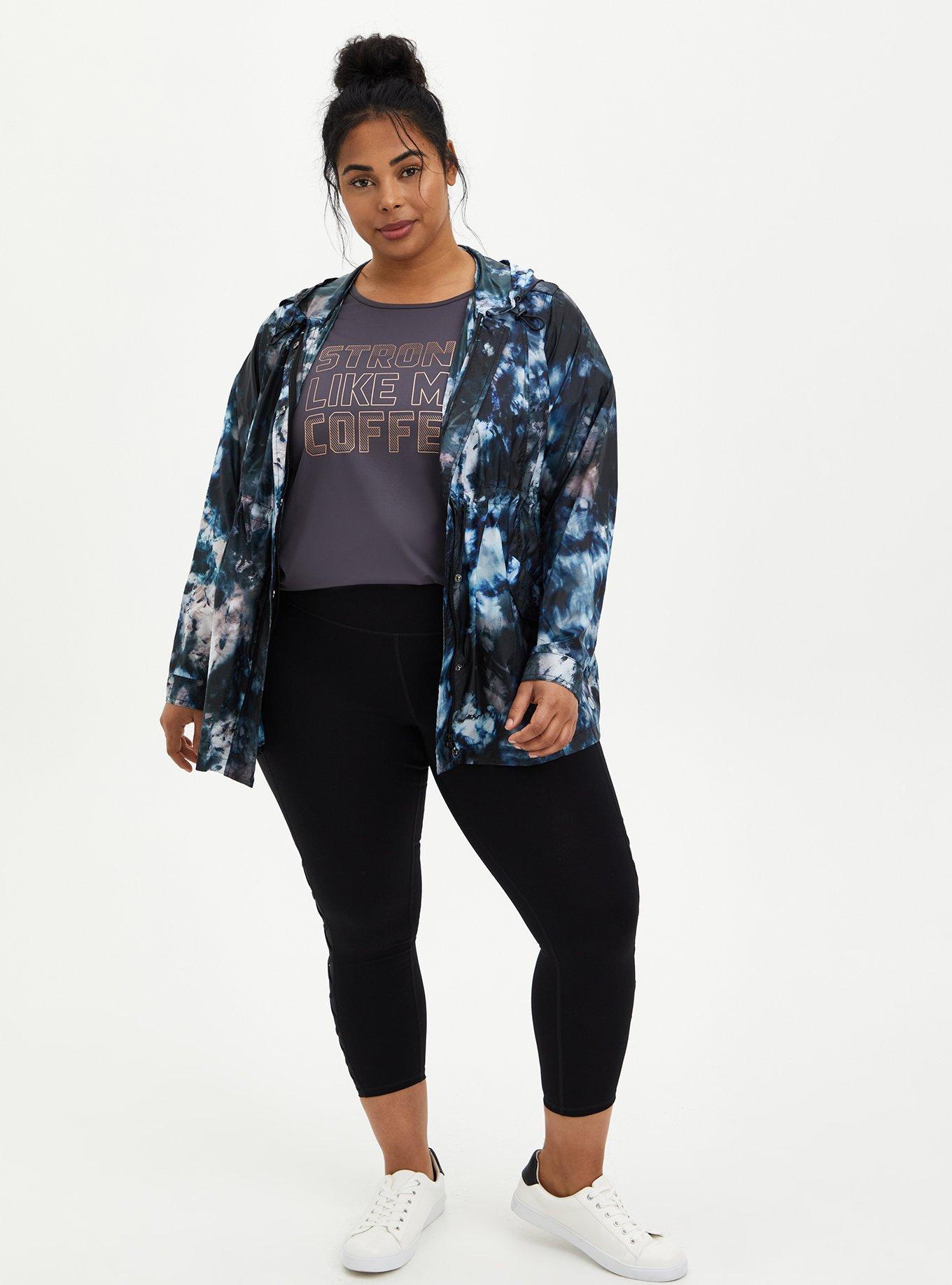 Plus size nylon windbreaker outlet