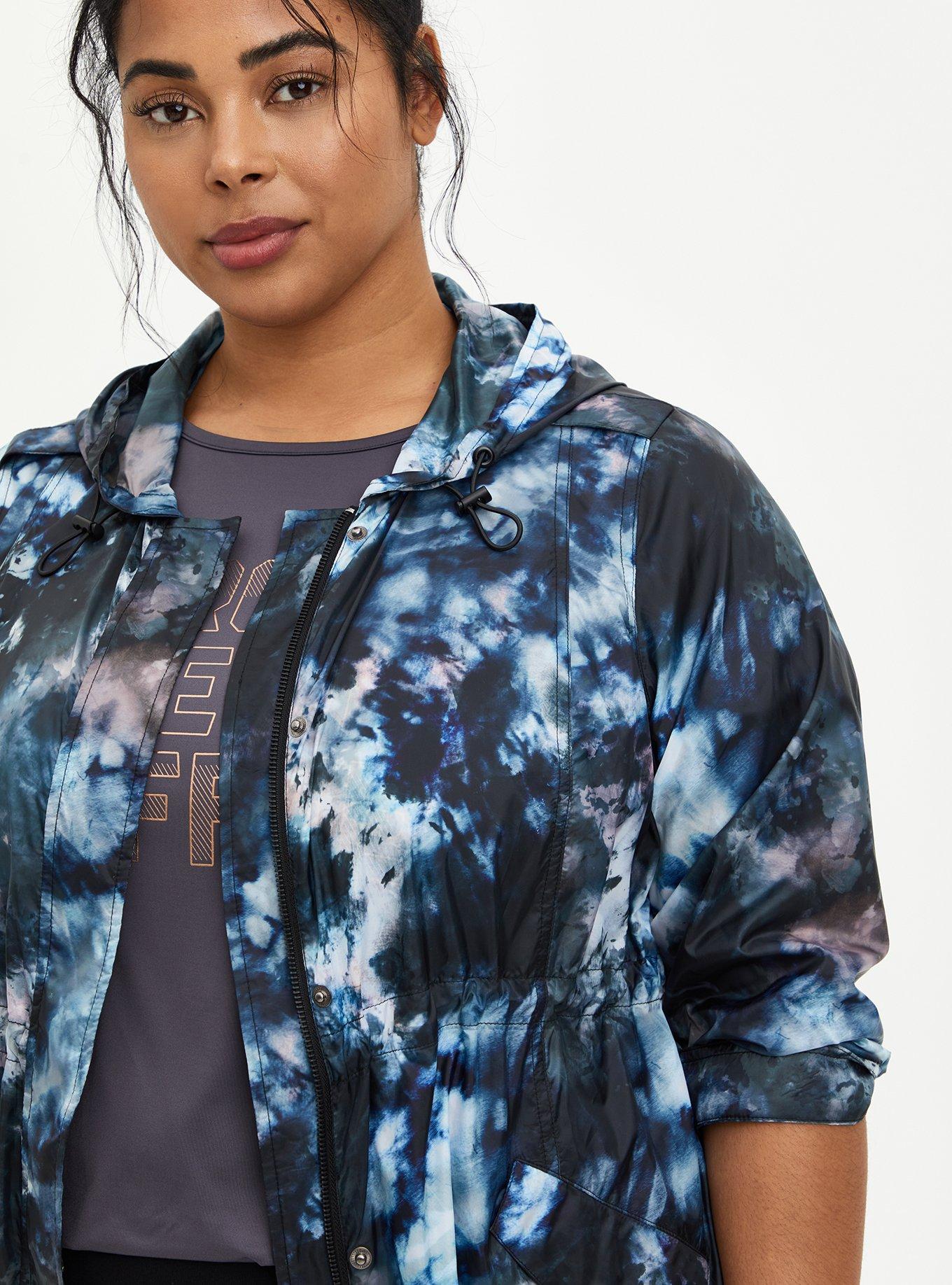 Plus Size Reflective Nylon Windbreaker Active Jacket Torrid