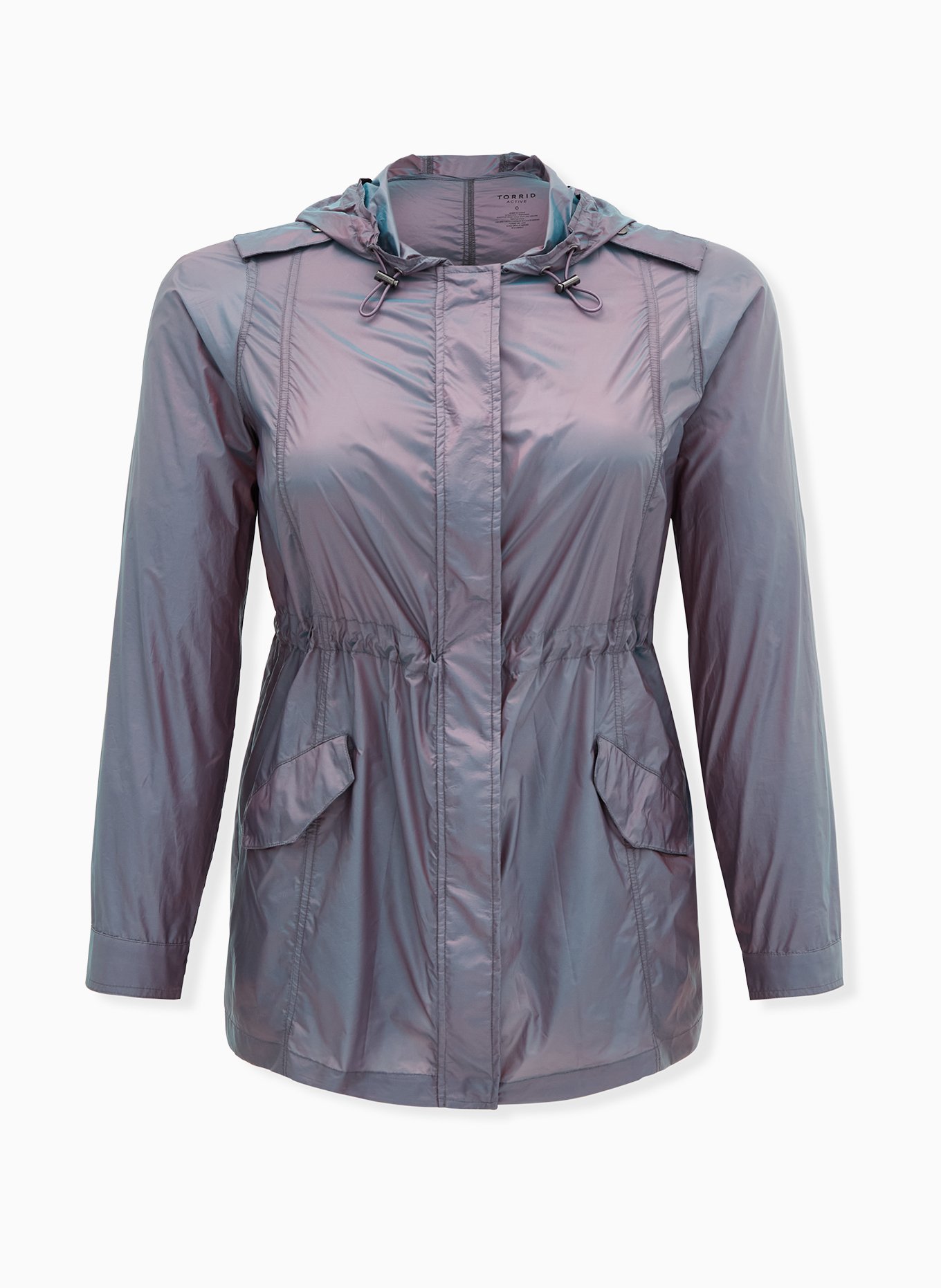 Plus Size - Reflective Nylon Windbreaker Active Jacket - Torrid