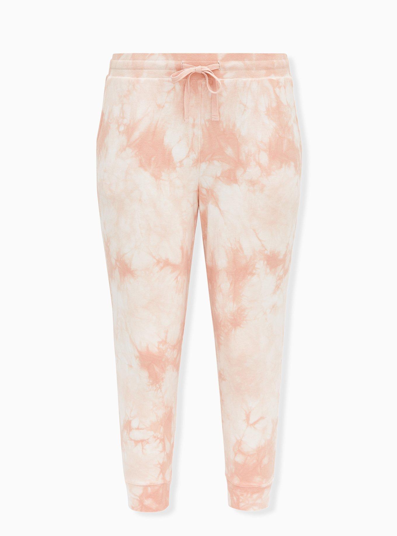 Everyday Fleece Crop Active Jogger, BLUSH TIE DYE, hi-res