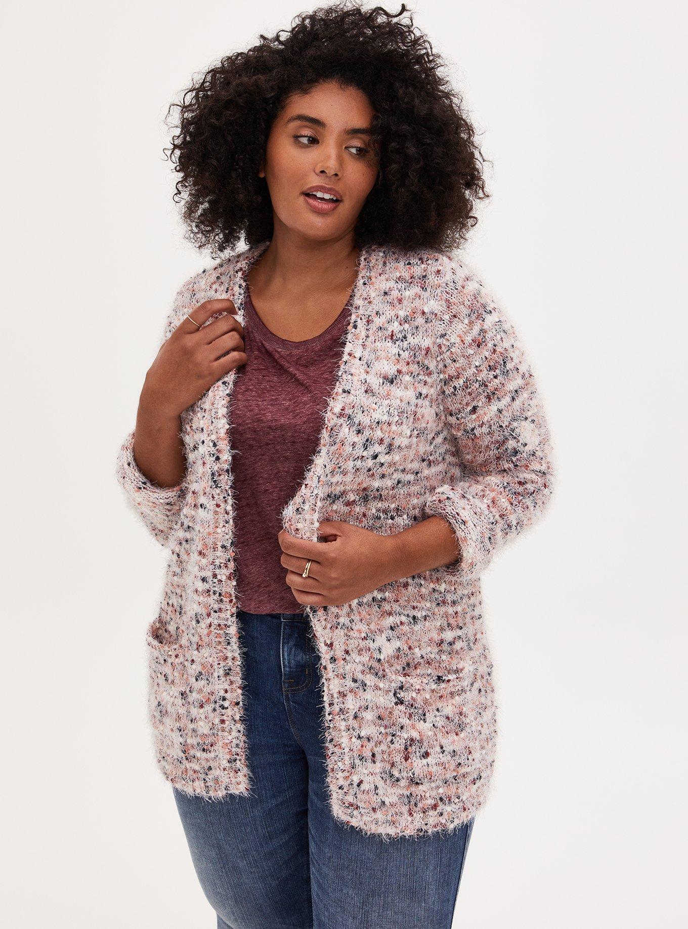 Popcorn sweaters hotsell plus size