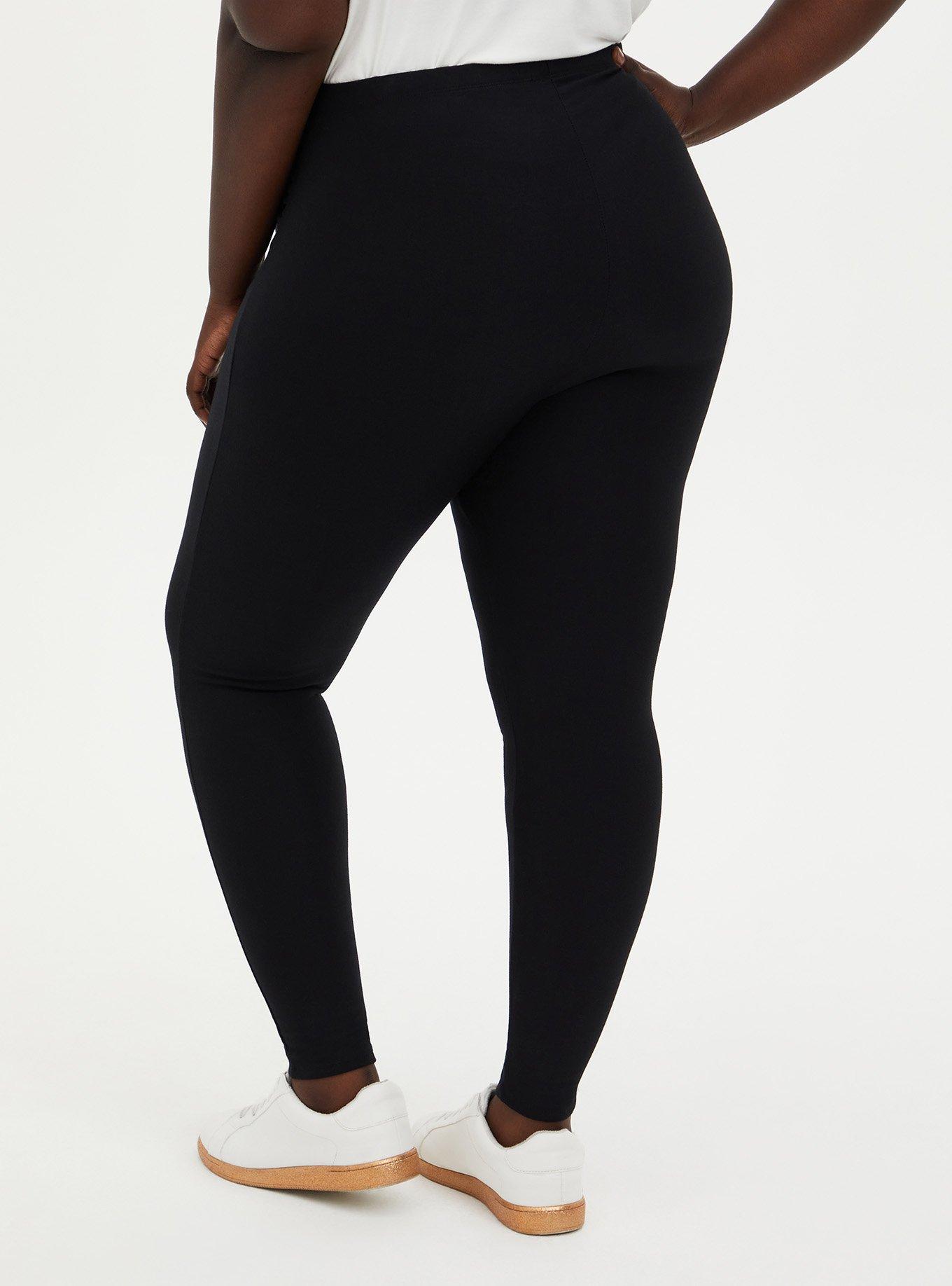 Plus Size Maternity Legging Fleece Lined Black Torrid