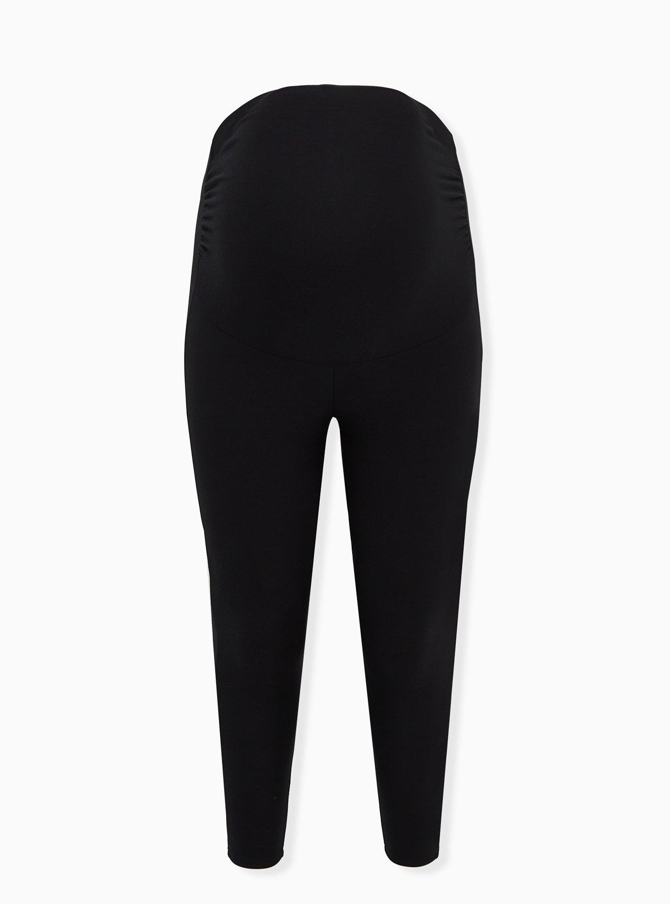 Plus Size Maternity Legging Fleece Lined Black Torrid