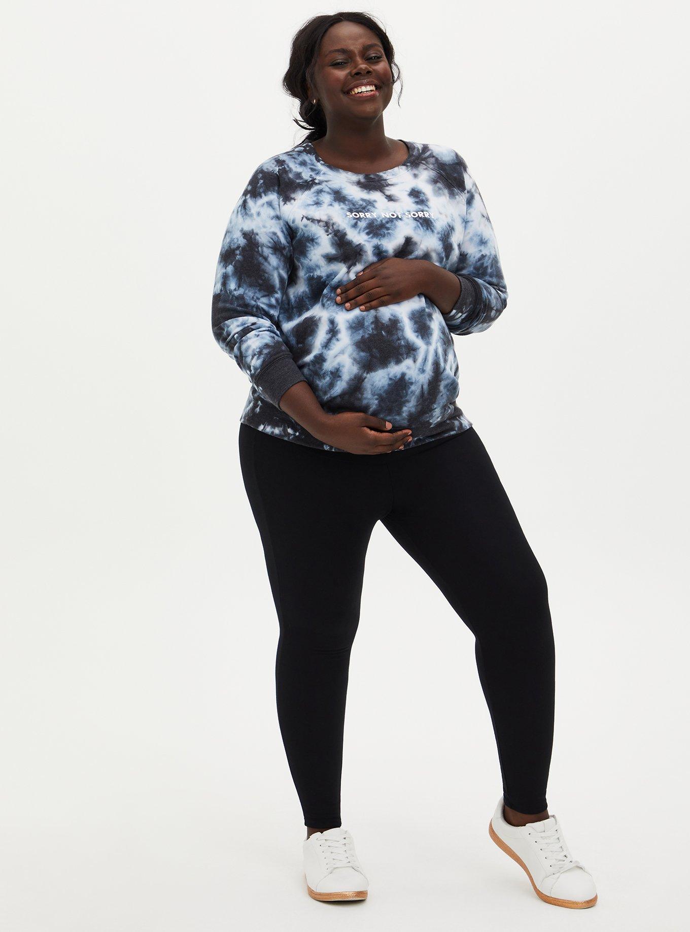 Maternity Full Panel Fleece-Lined Leggings