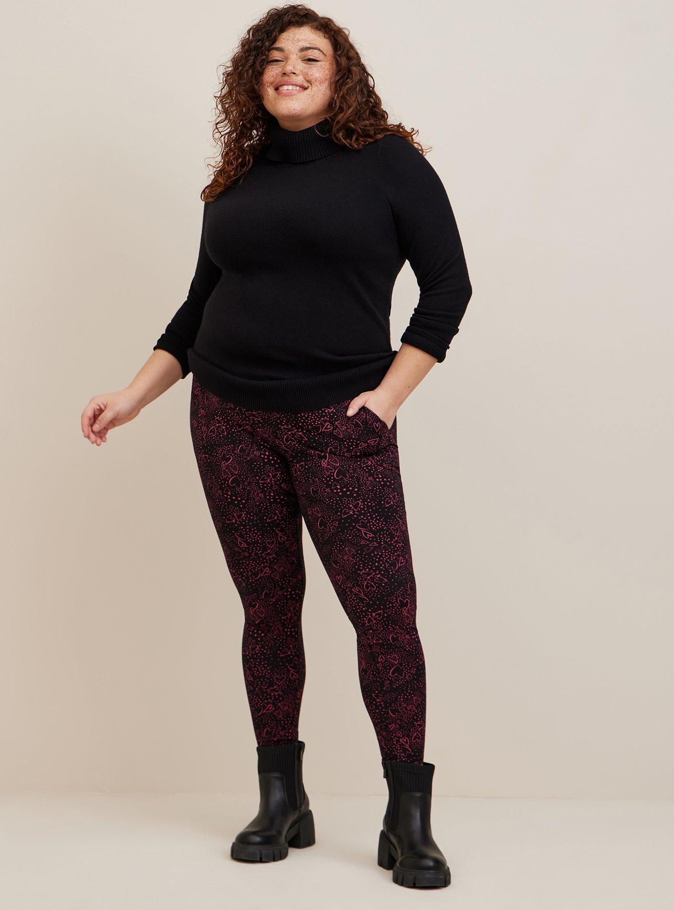 Plus Size - Full Length Signature Waist Moto Legging - Torrid