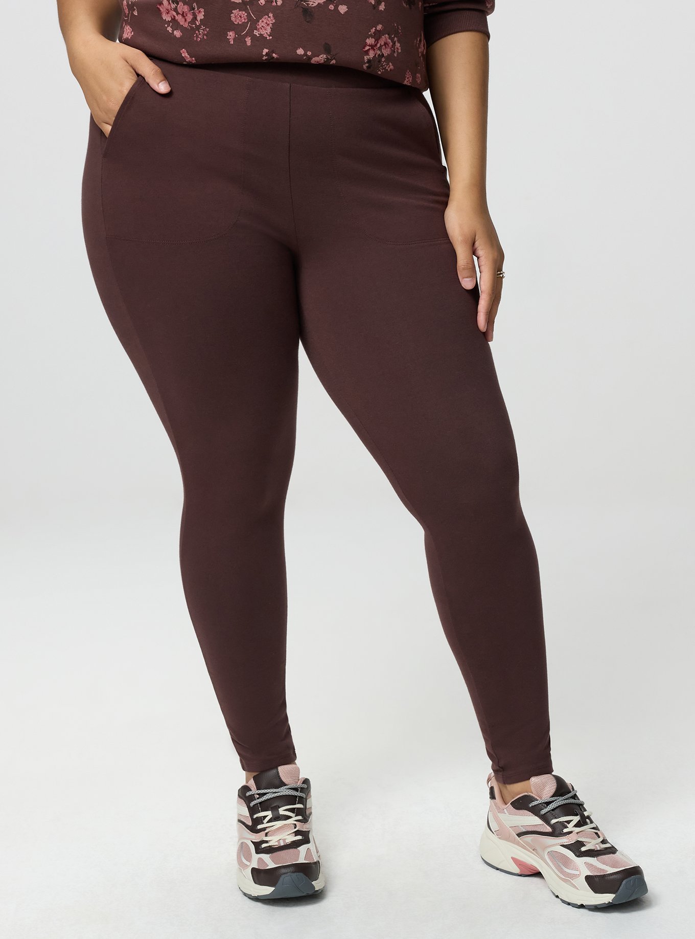 Full-Length Pocket Legging, PUCE, alternate
