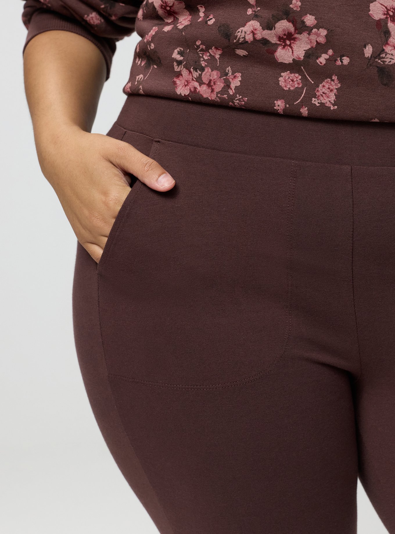 Full-Length Pocket Legging, PUCE, alternate