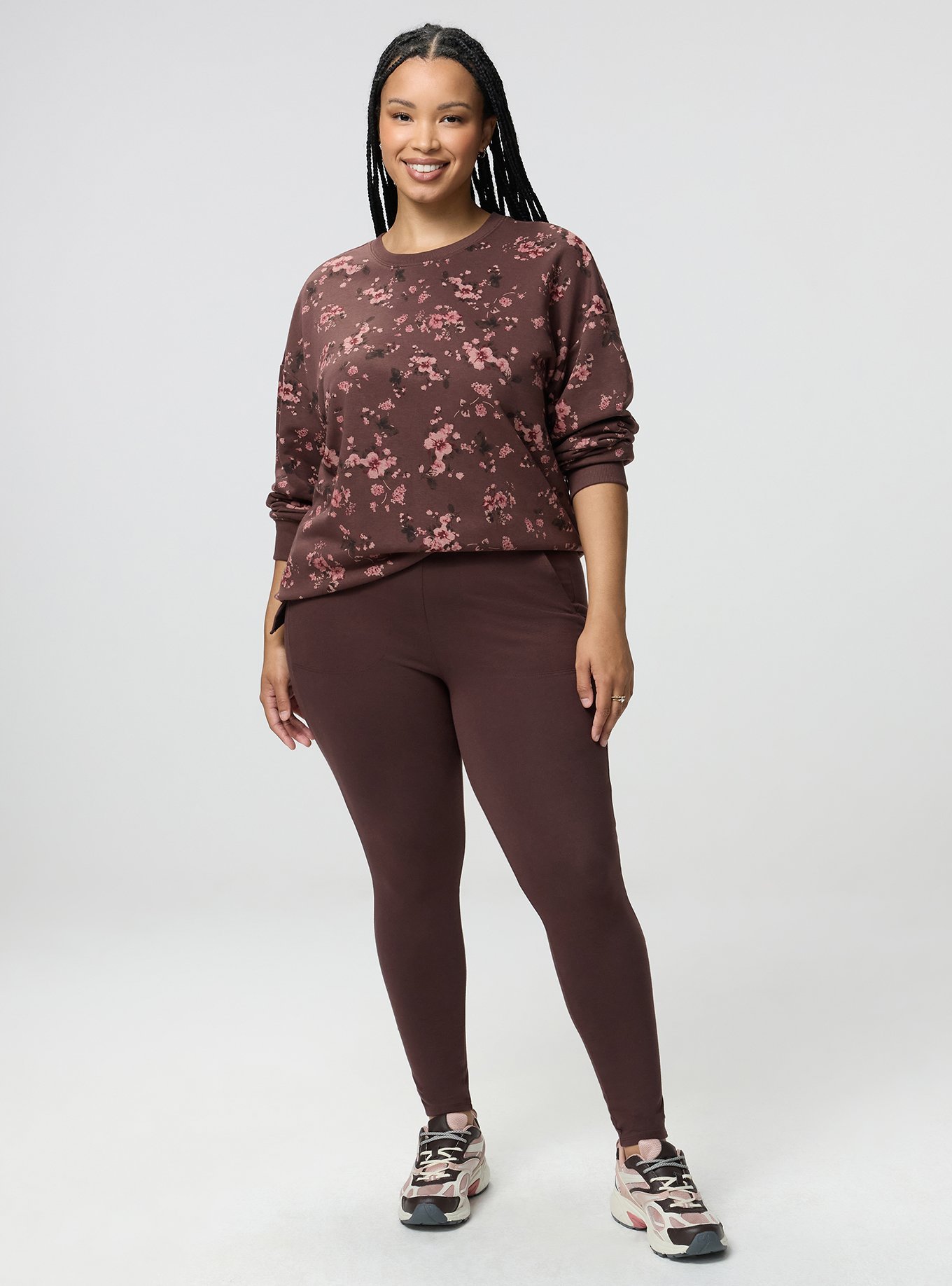 Full-Length Pocket Legging, PUCE, alternate