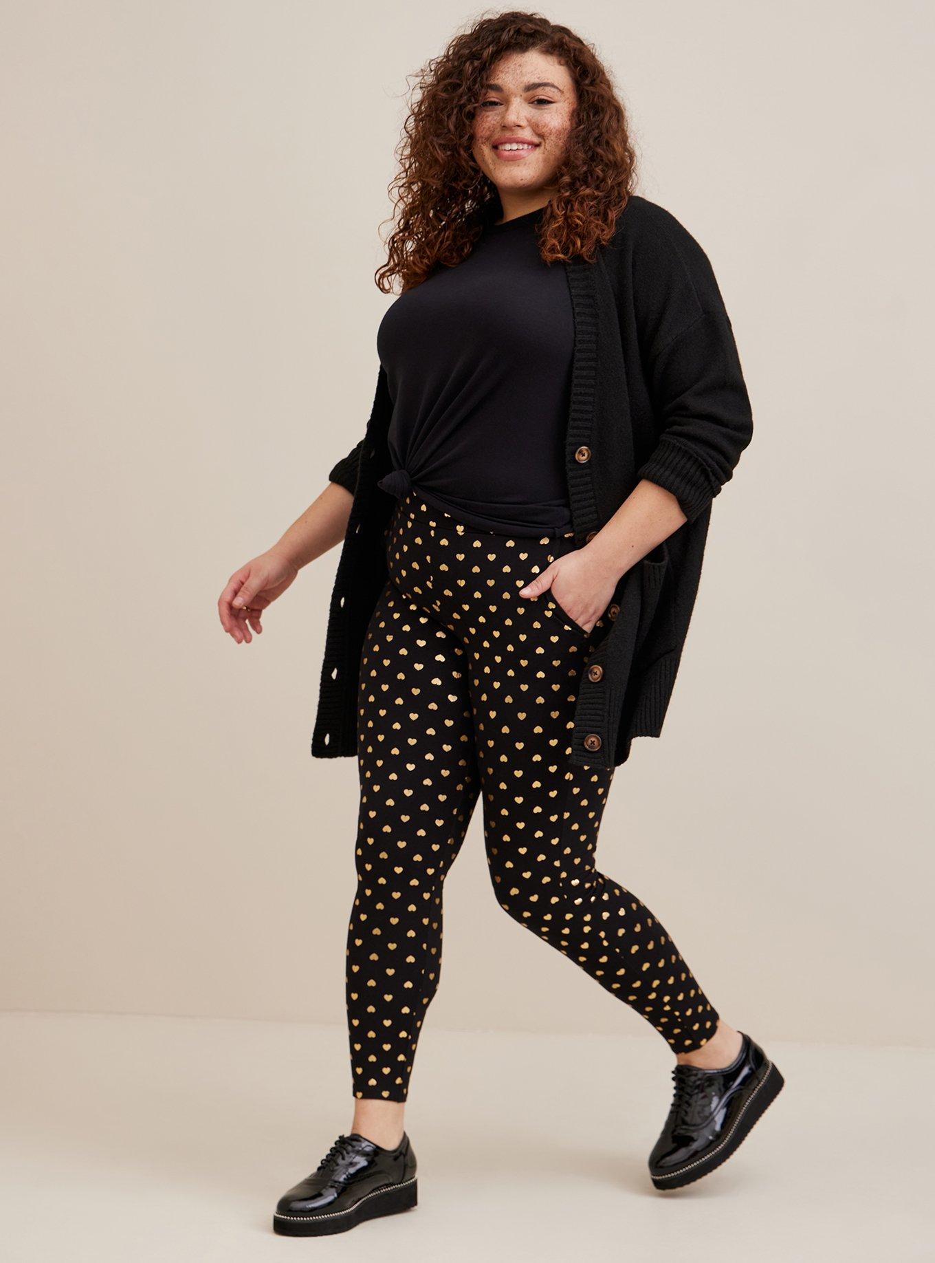 Plus Size - Full Length Signature Waist Double Side Stripe Legging - Torrid