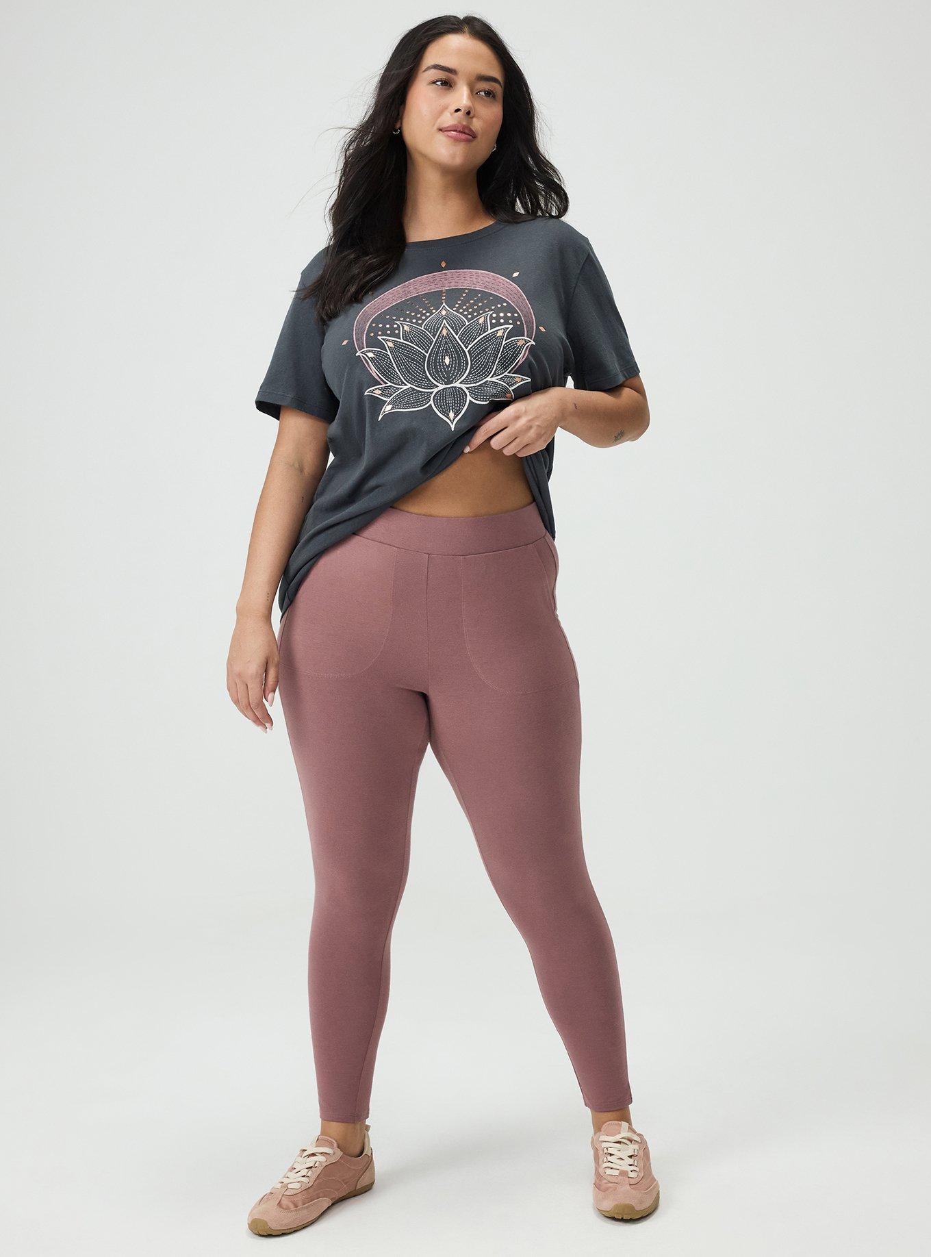 Full-Length Pocket Legging, ROSE TAUPE, alternate