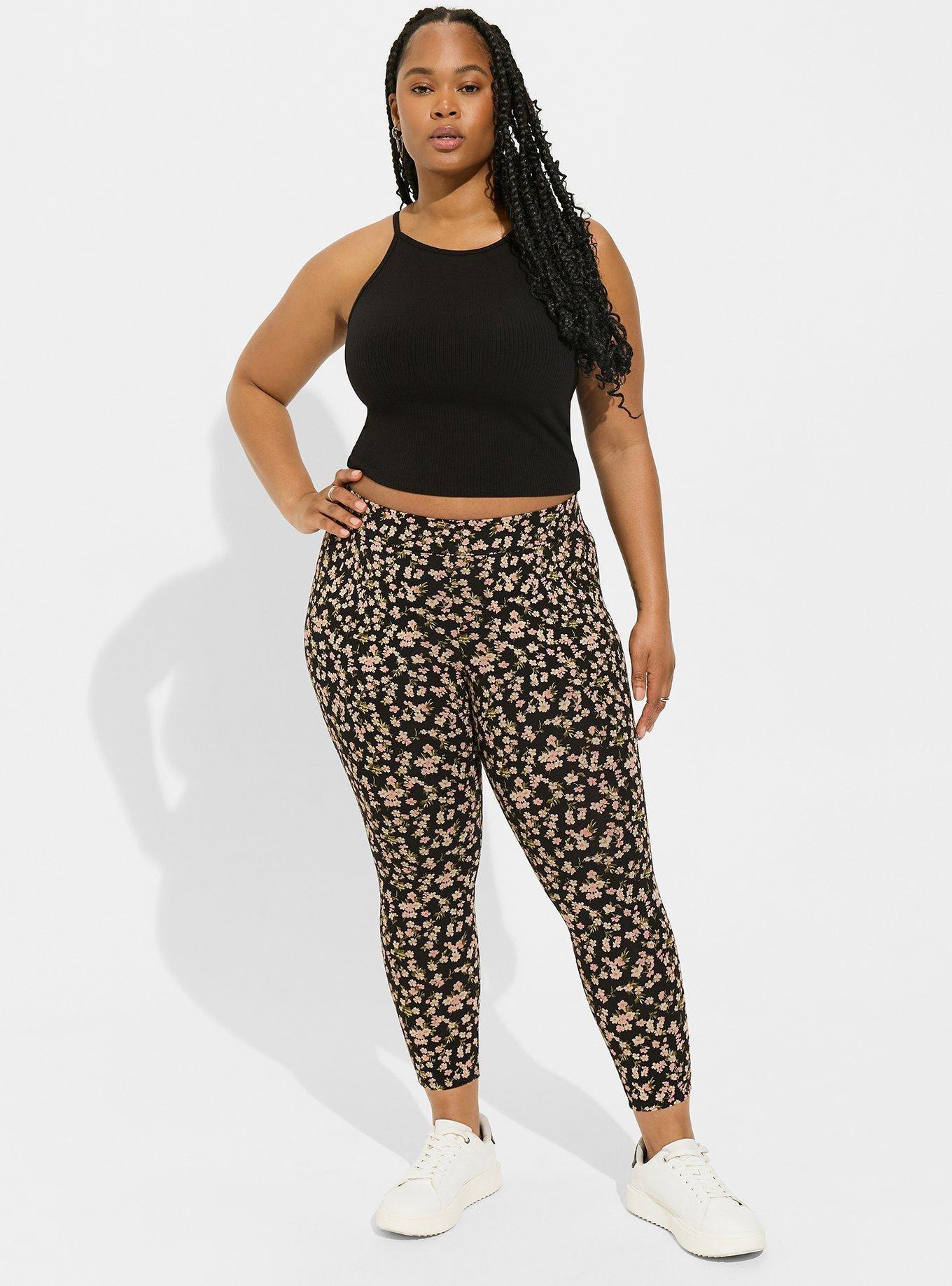 Plus Size - Full Length Signature Waist Double Side Stripe Legging - Torrid