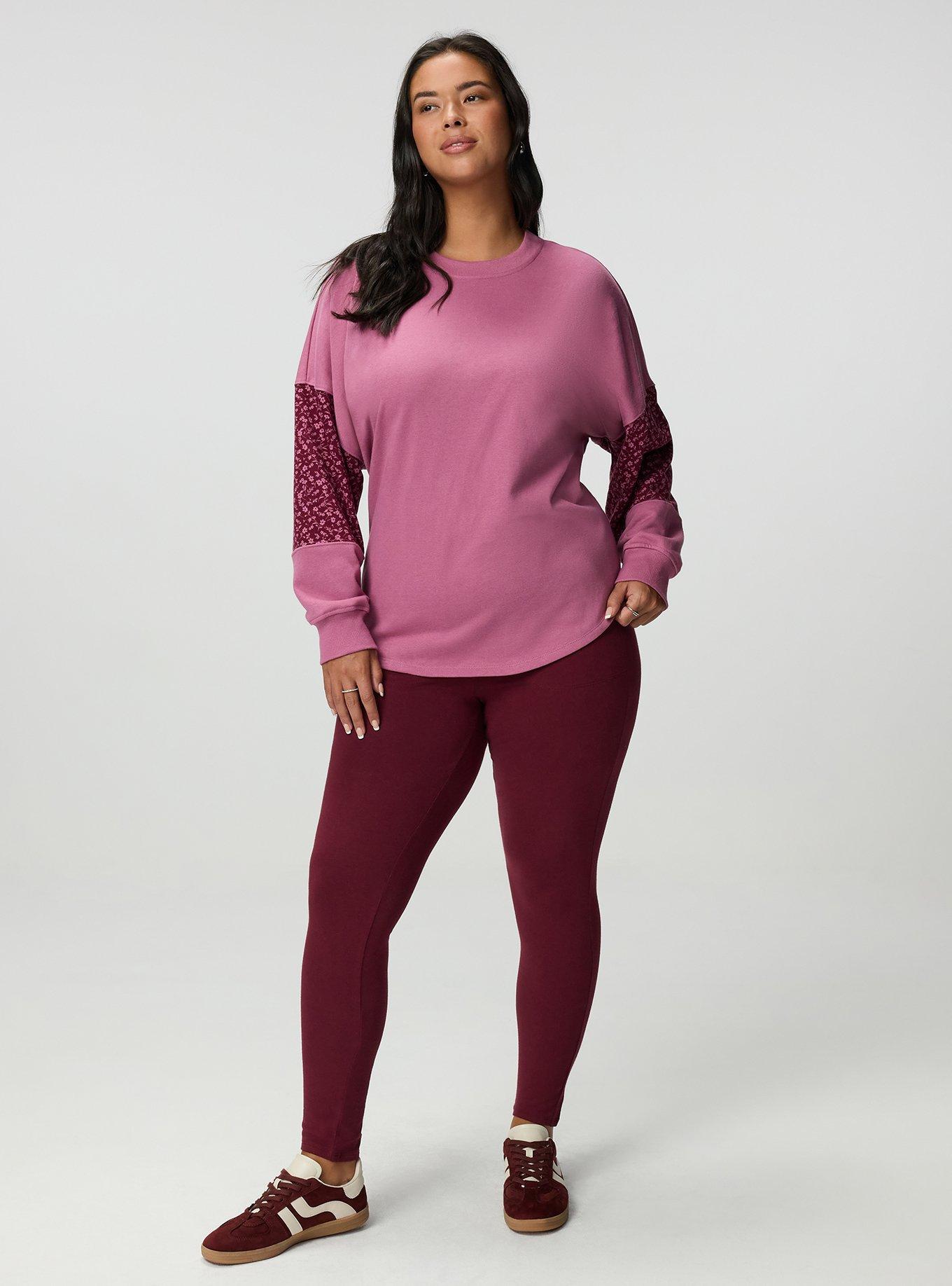 Full-Length Pocket Legging, MAROON BANNER, hi-res