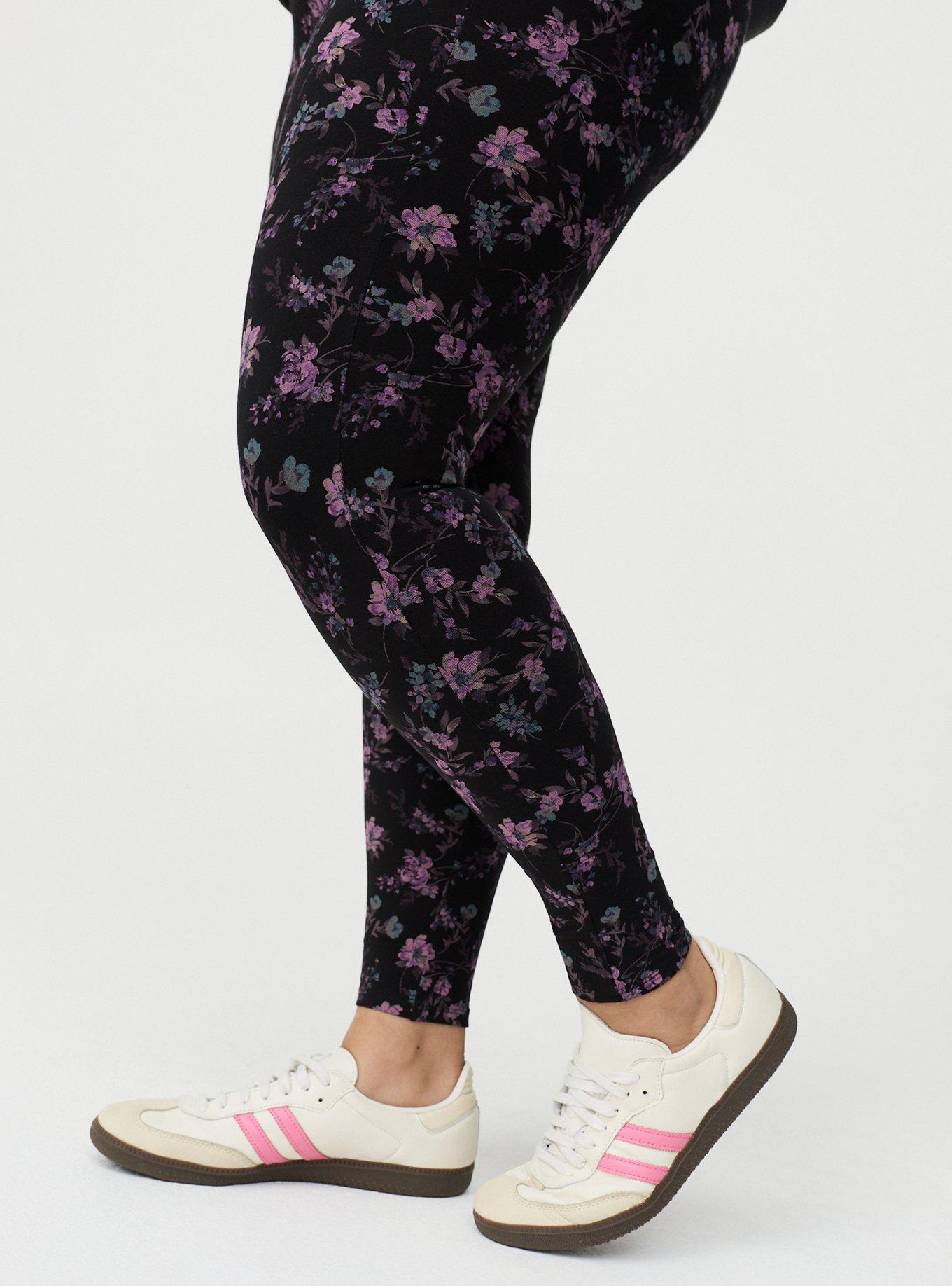 Full-Length Pocket Legging, NITE GLOW FLORAL BLACK, alternate