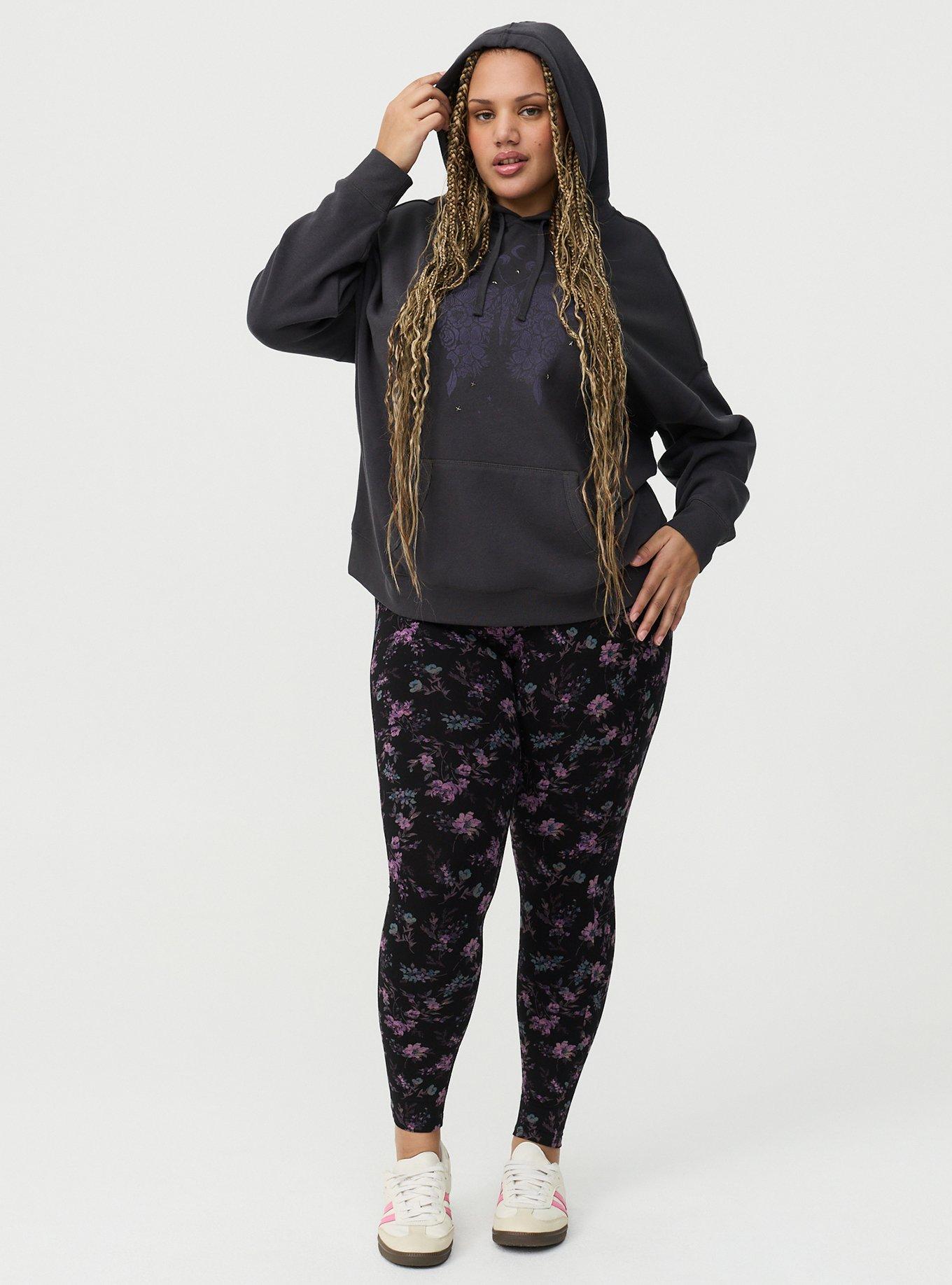 Full-Length Pocket Legging, NITE GLOW FLORAL BLACK, alternate