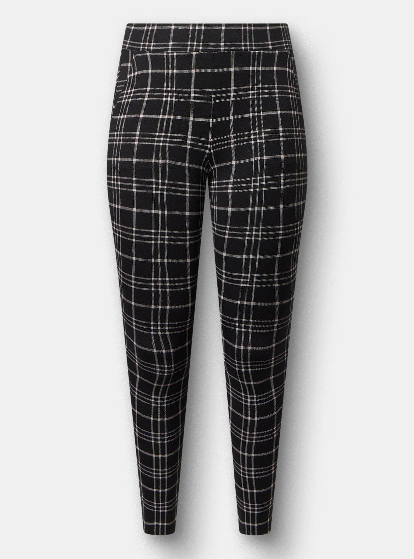 Full-Length Pocket Legging, MODERN PLAID SMALL BLACK, hi-res
