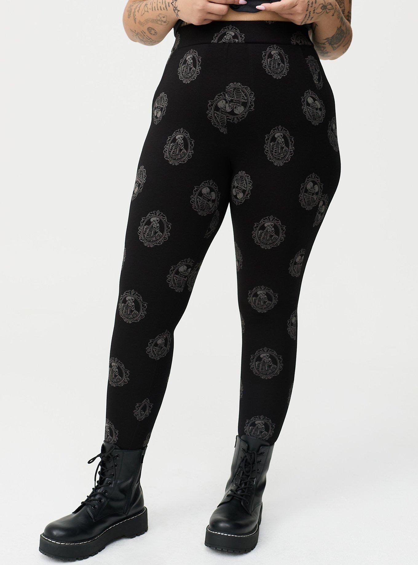 Full-Length Pocket Legging, SKELETON LOVERS BLACK, alternate