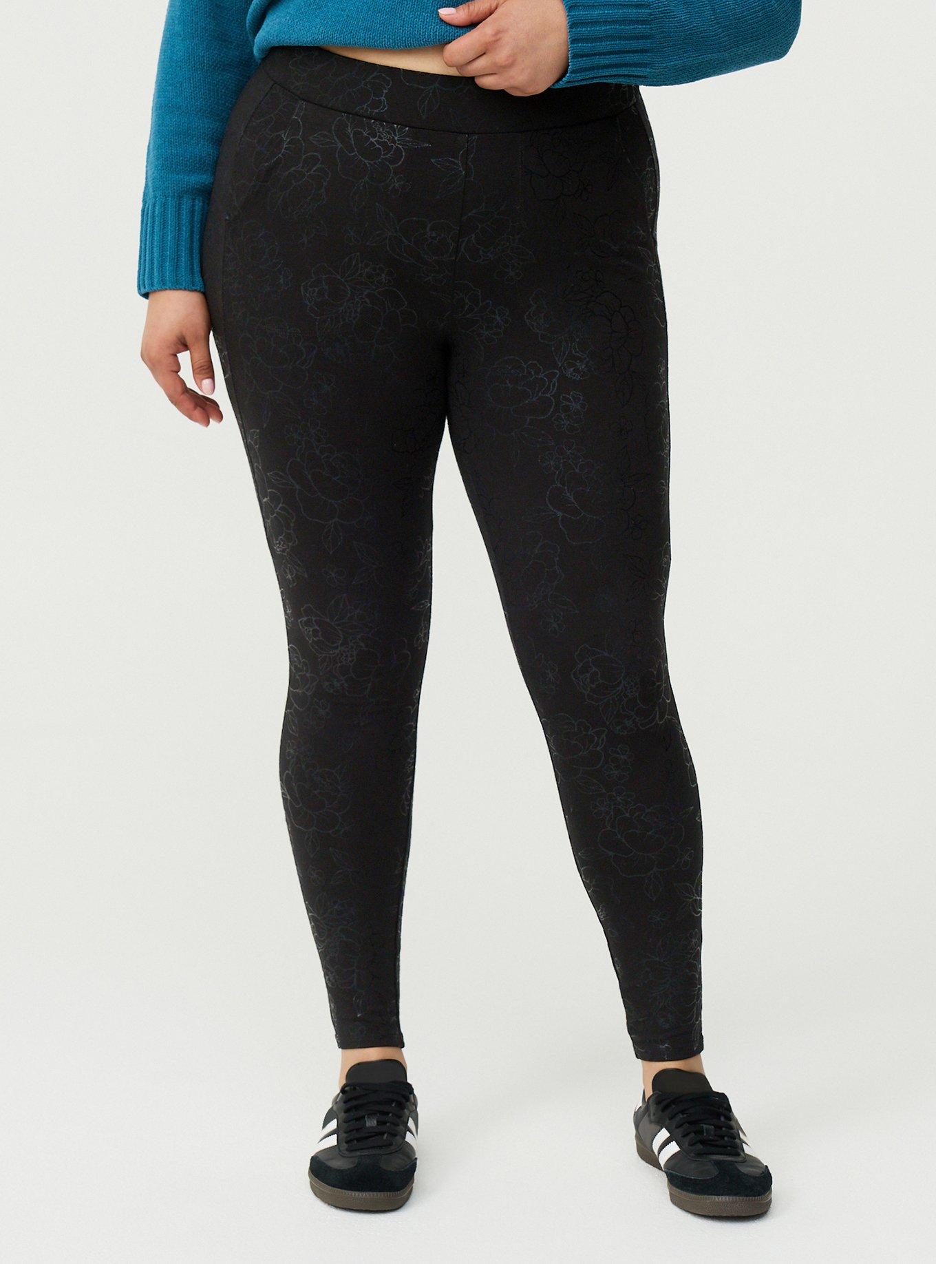 Full-Length Pocket Legging, BRILLIANCE FLORAL BLACK, alternate