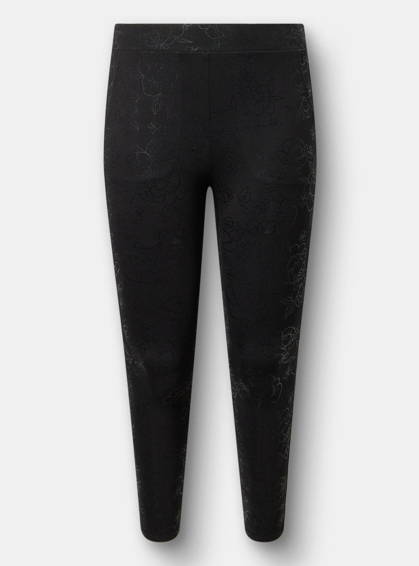 Full-Length Pocket Legging, BRILLIANCE FLORAL BLACK, hi-res