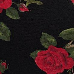 Full-Length Pocket Legging, ENCORE ROSES FLORAL SMALL BLACK, swatch