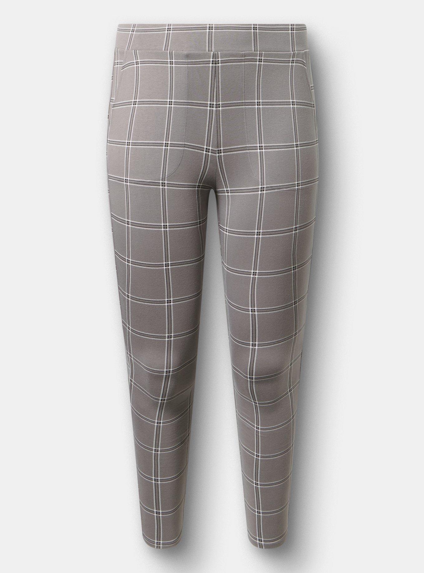 Full-Length Pocket Legging, MO PLAID GREY, hi-res