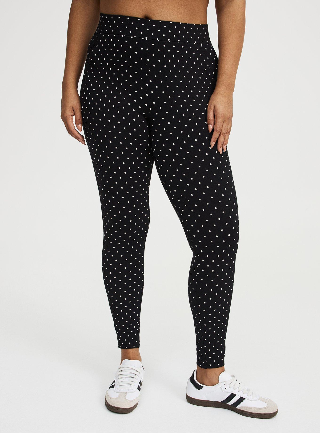Full-Length Pocket Legging, CHIC DOT BLACK, alternate
