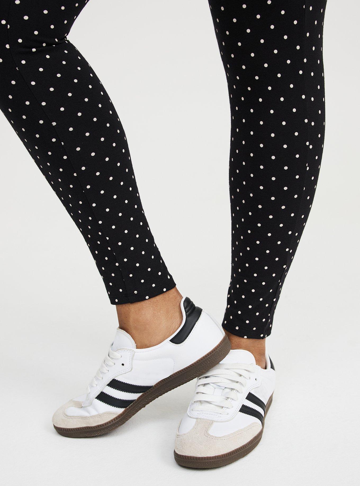 Full-Length Pocket Legging, CHIC DOT BLACK, alternate