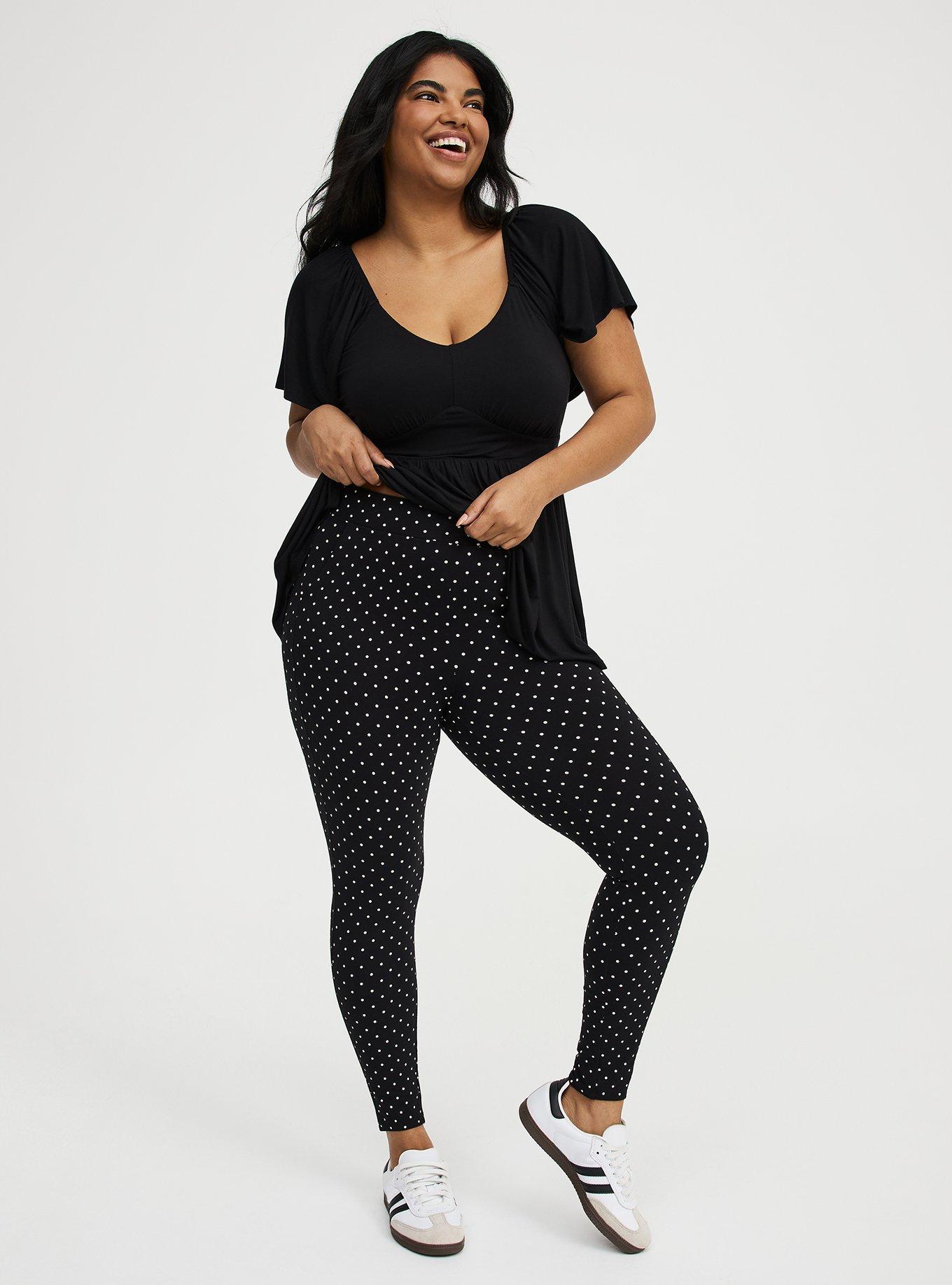 Full-Length Pocket Legging, CHIC DOT BLACK, hi-res