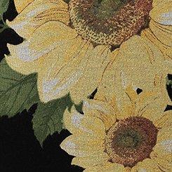 Full-Length Pocket Legging, CLASSIC SUNFLOWERS FLORAL BLACK, swatch