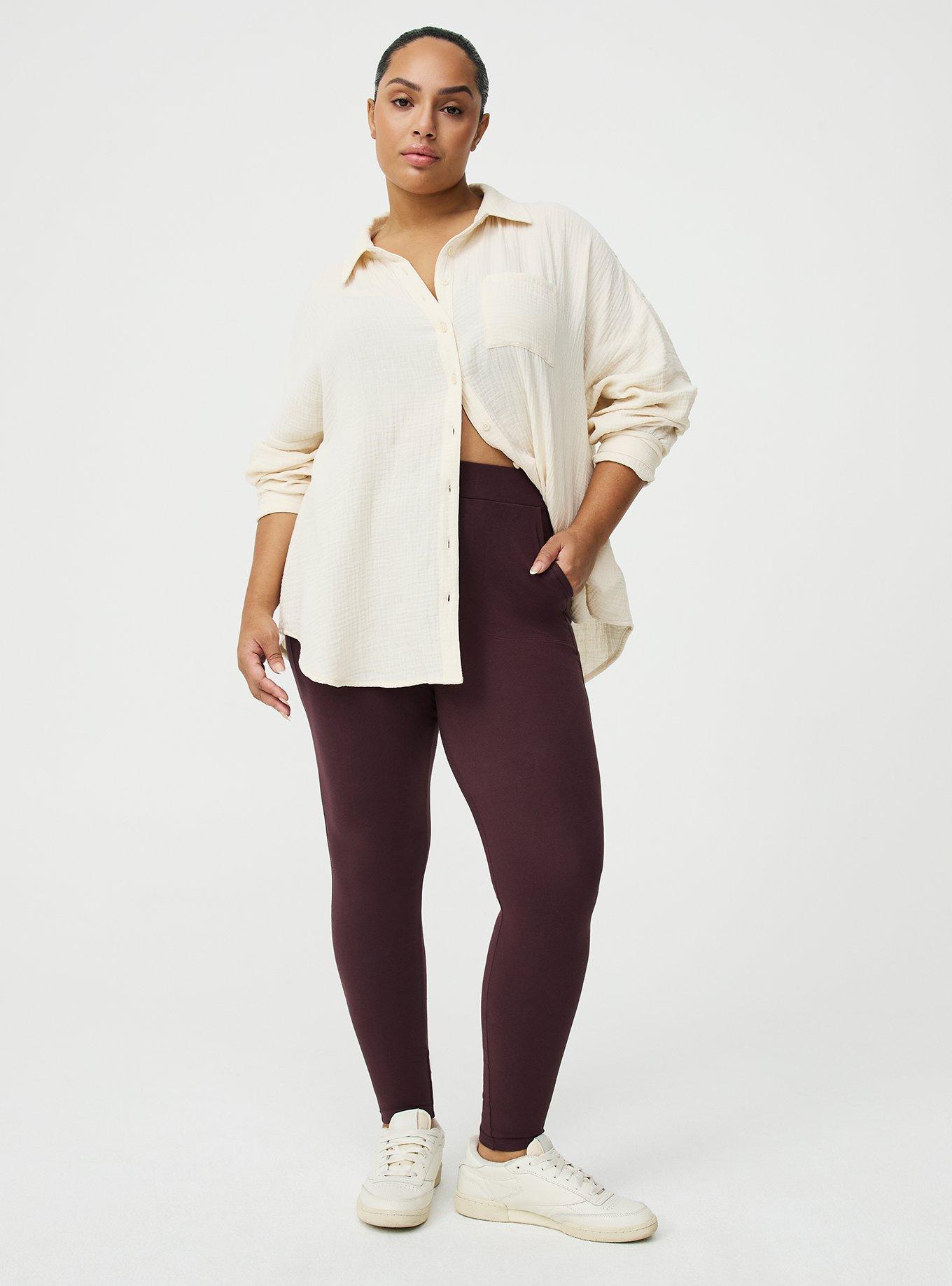 Full-Length Pocket Legging, FUDGE, hi-res
