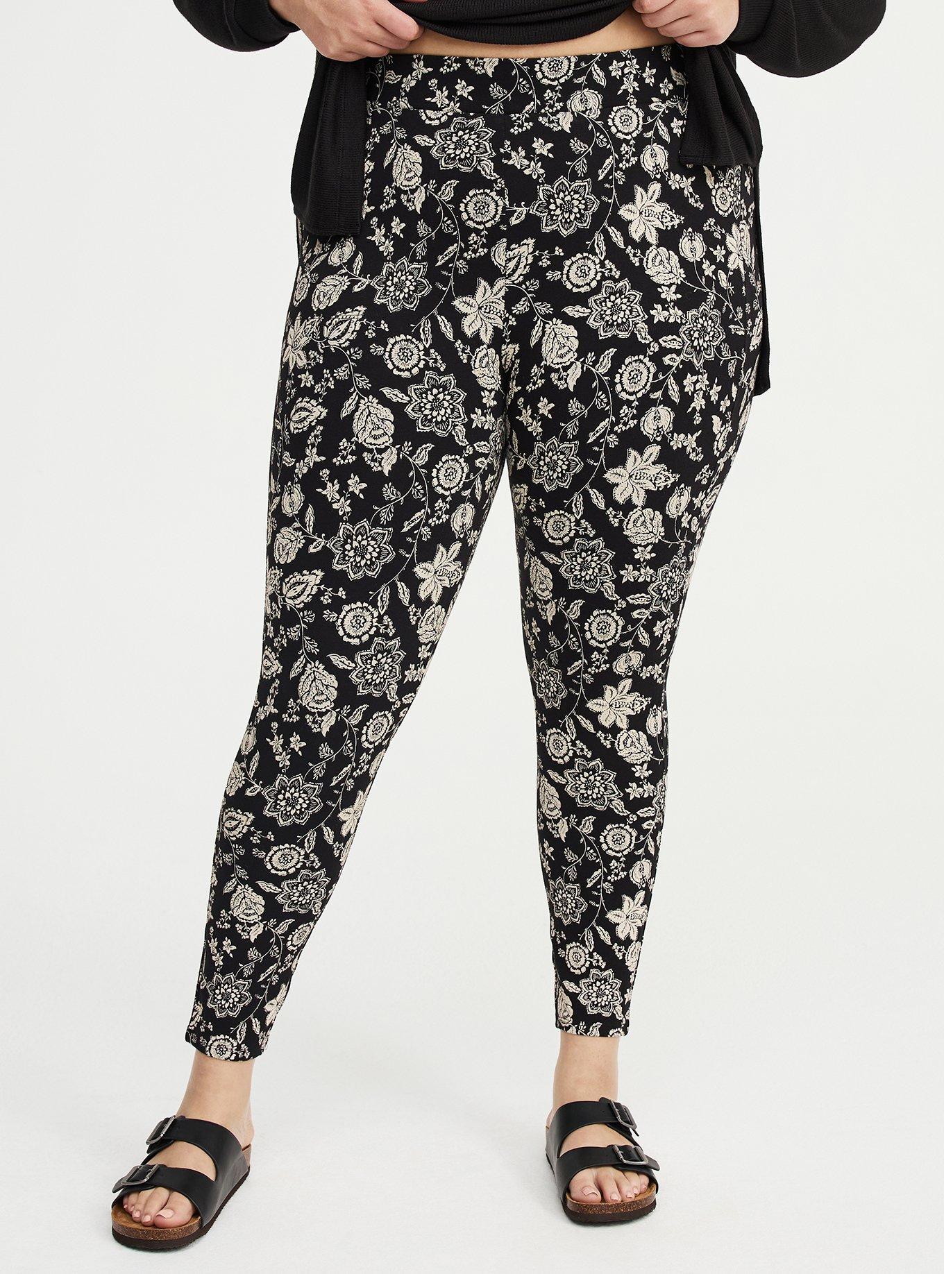 Full-Length Pocket Legging, TRACY BANDANA BLACK, alternate