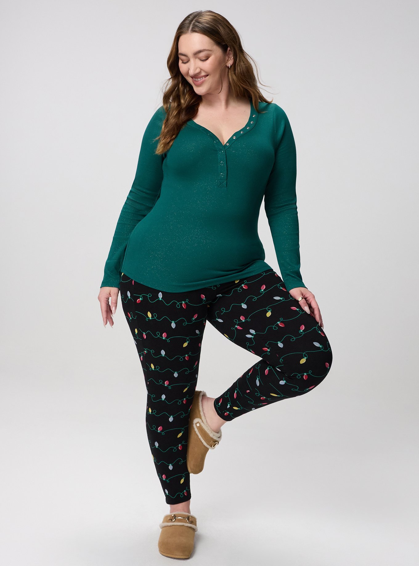 Full-Length Pocket Legging, STRING LIGHTS BLACK, alternate