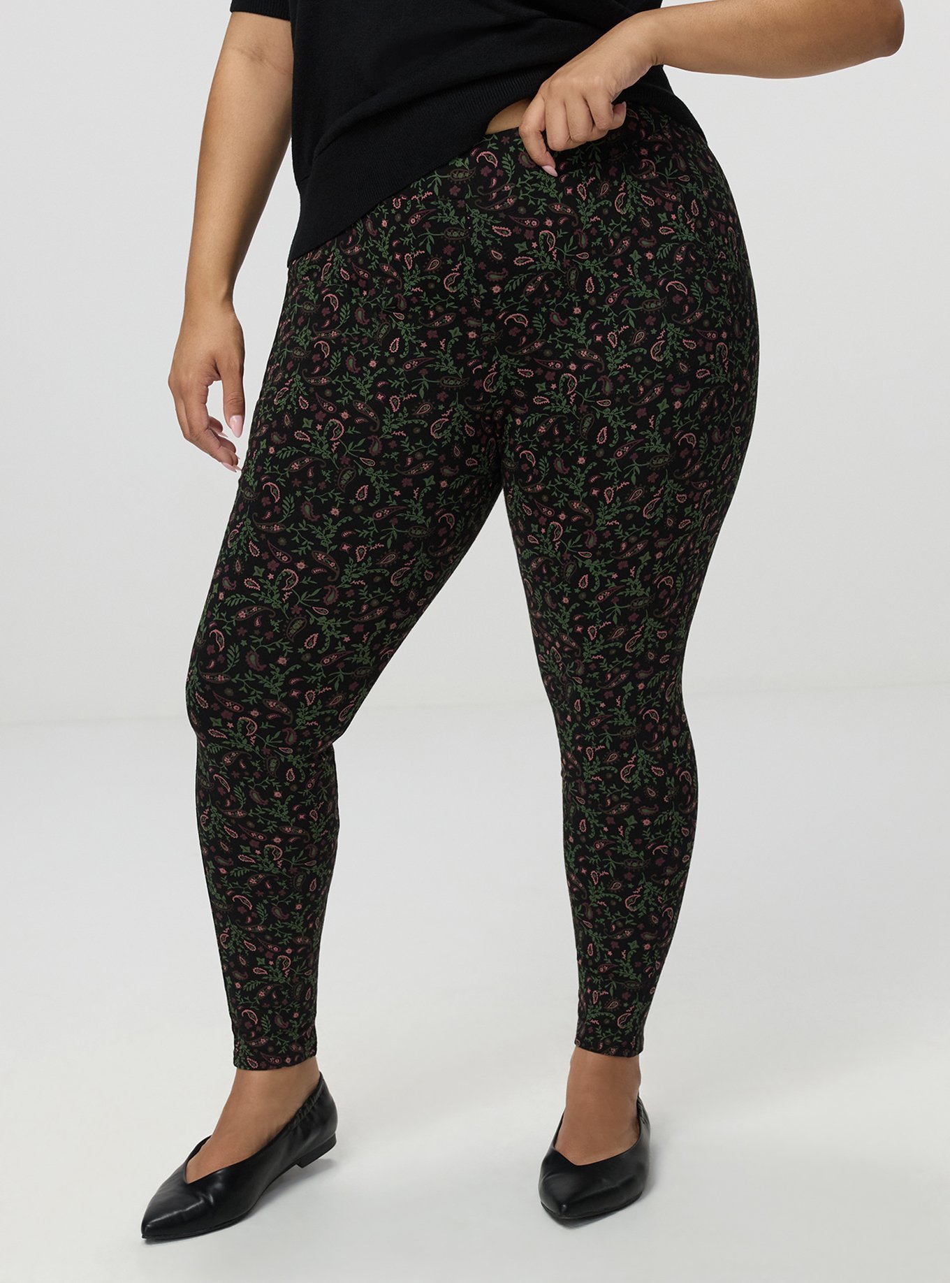 Full-Length Pocket Legging, MARY PAISLEY BLACK, alternate