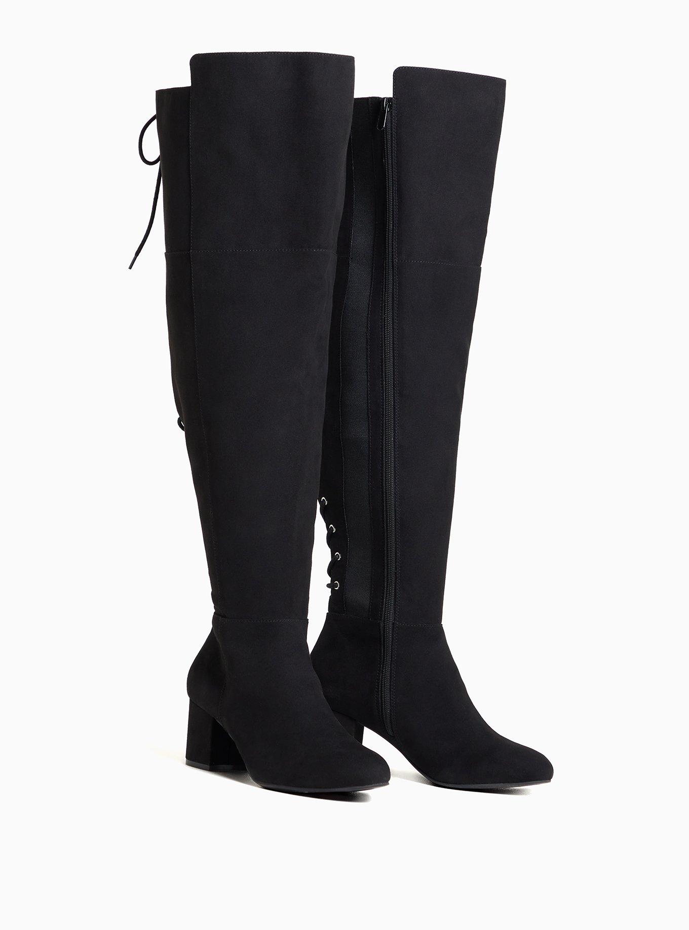 Plus Size Corset Back Over The Knee Boot WW Torrid