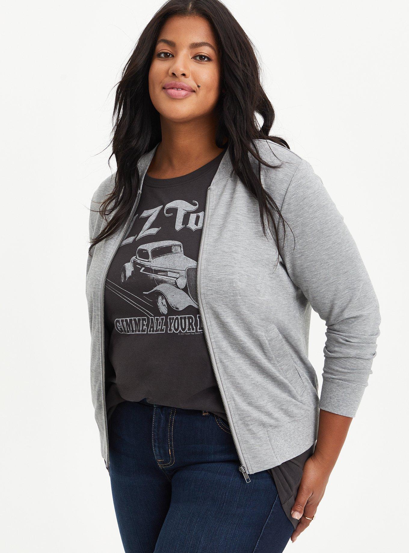 Plus Size - Ponte Bomber Jacket - Torrid