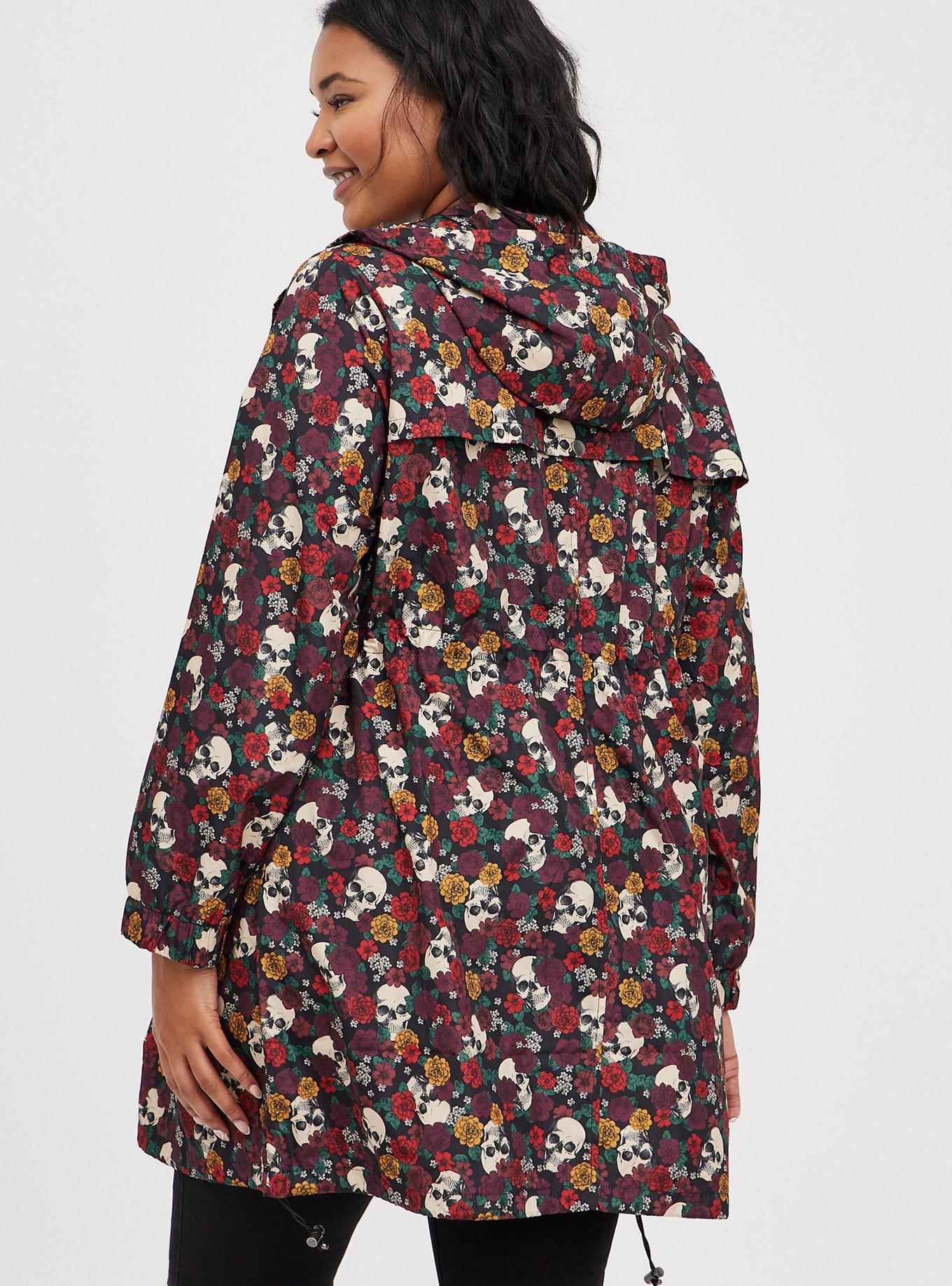 Plus Size - Nylon Longline Rain Jacket - Torrid