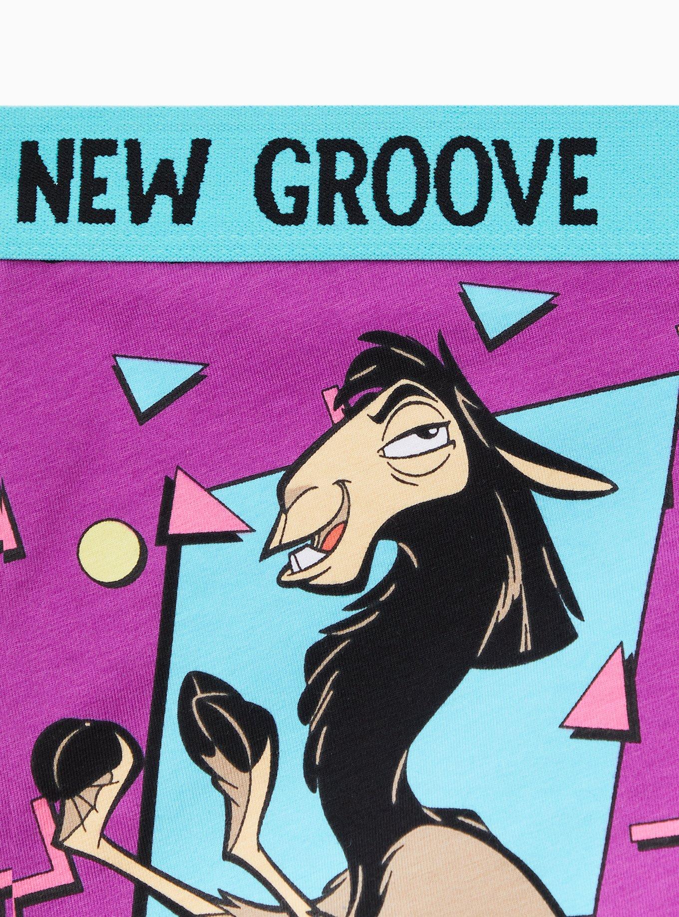 Plus Size Disney The Emporer's New Groove Multi Cotton Boyshort Panty, MULTI, alternate