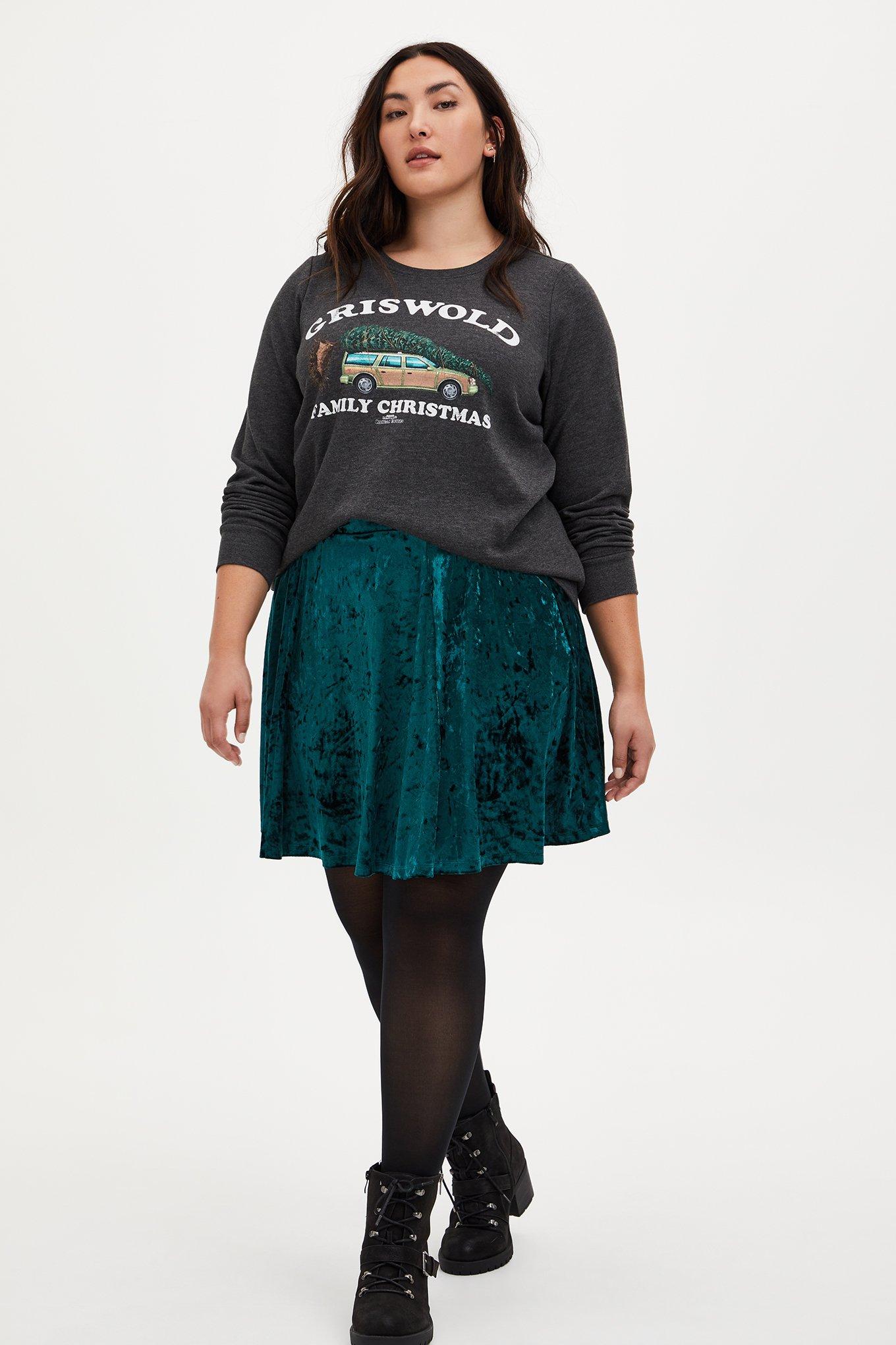 National Lampoon's Griswold Family Christmas Charcoal Grey Sweatshirt, CHARCOAL GREY, alternate