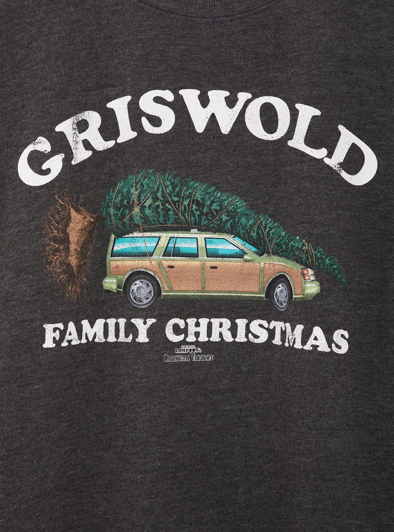 National Lampoon's Griswold Family Christmas Charcoal Grey Sweatshirt, CHARCOAL GREY, alternate