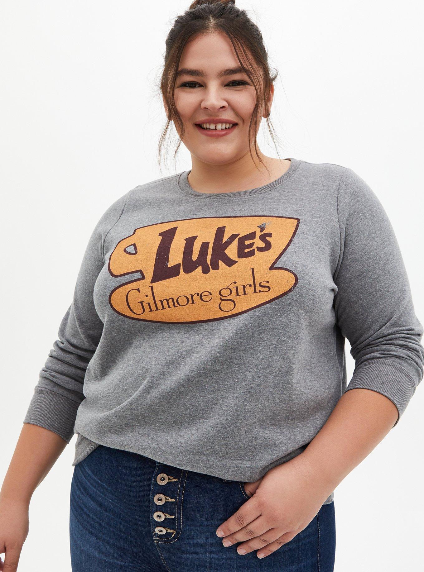 Gilmore Girls Luke&rsquo;s Diner Heather Grey Sweatshirt, MEDIUM HEATHER GREY, hi-res
