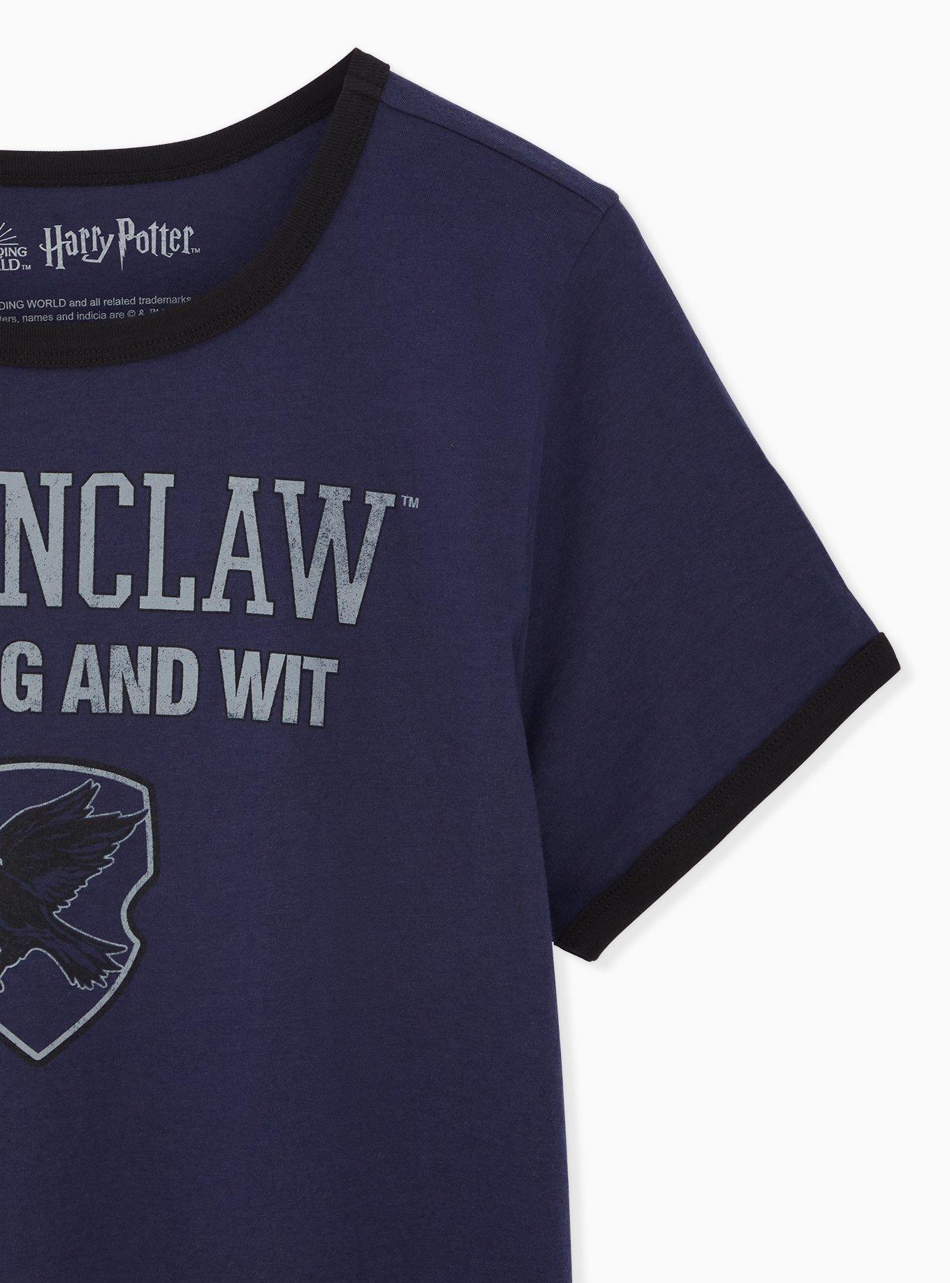 Harry Potter Ravenclaw Blue Classic Fit Ringer Tee, BLUE, alternate