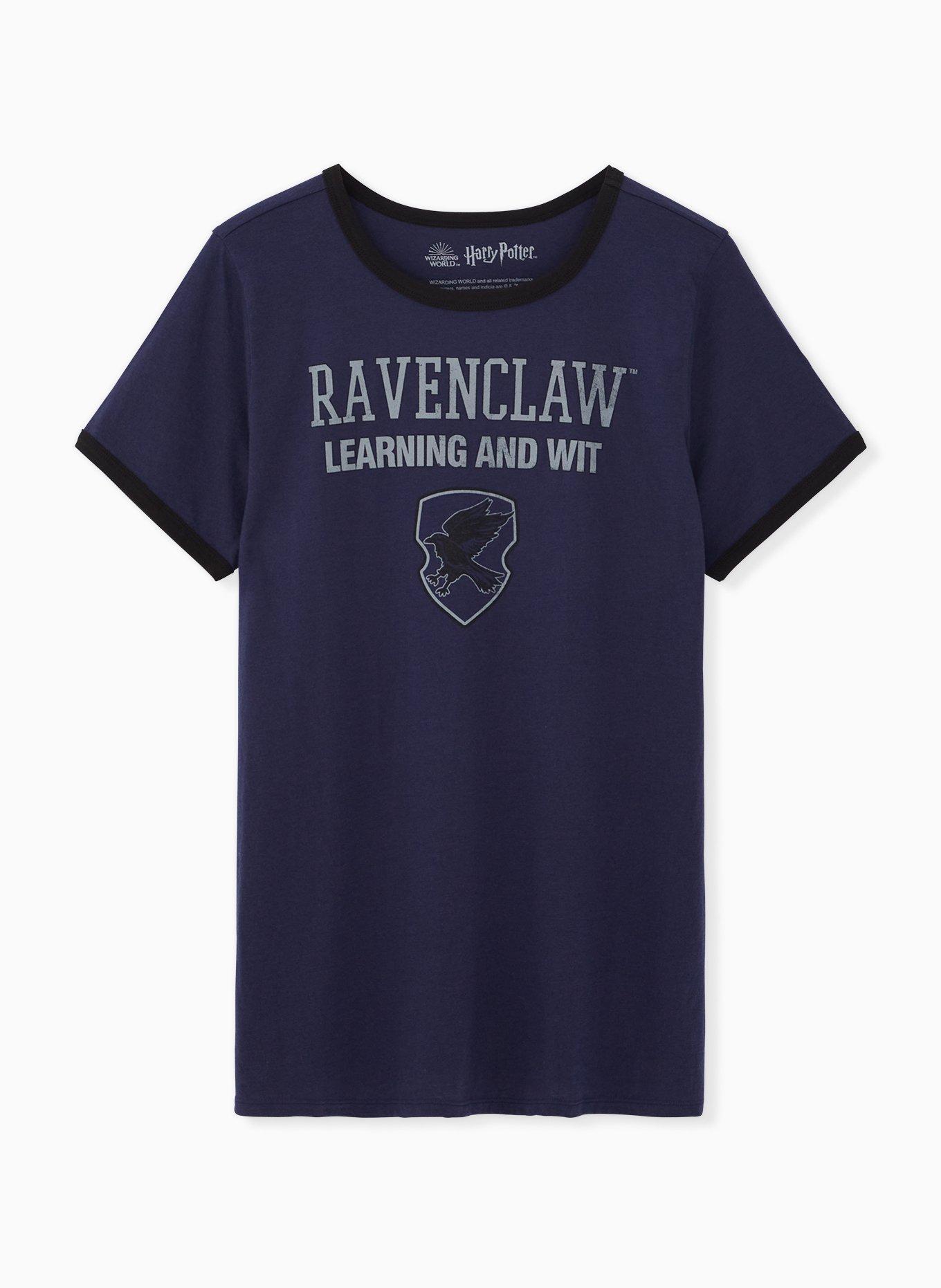 Harry Potter Ravenclaw Blue Classic Fit Ringer Tee, BLUE, hi-res